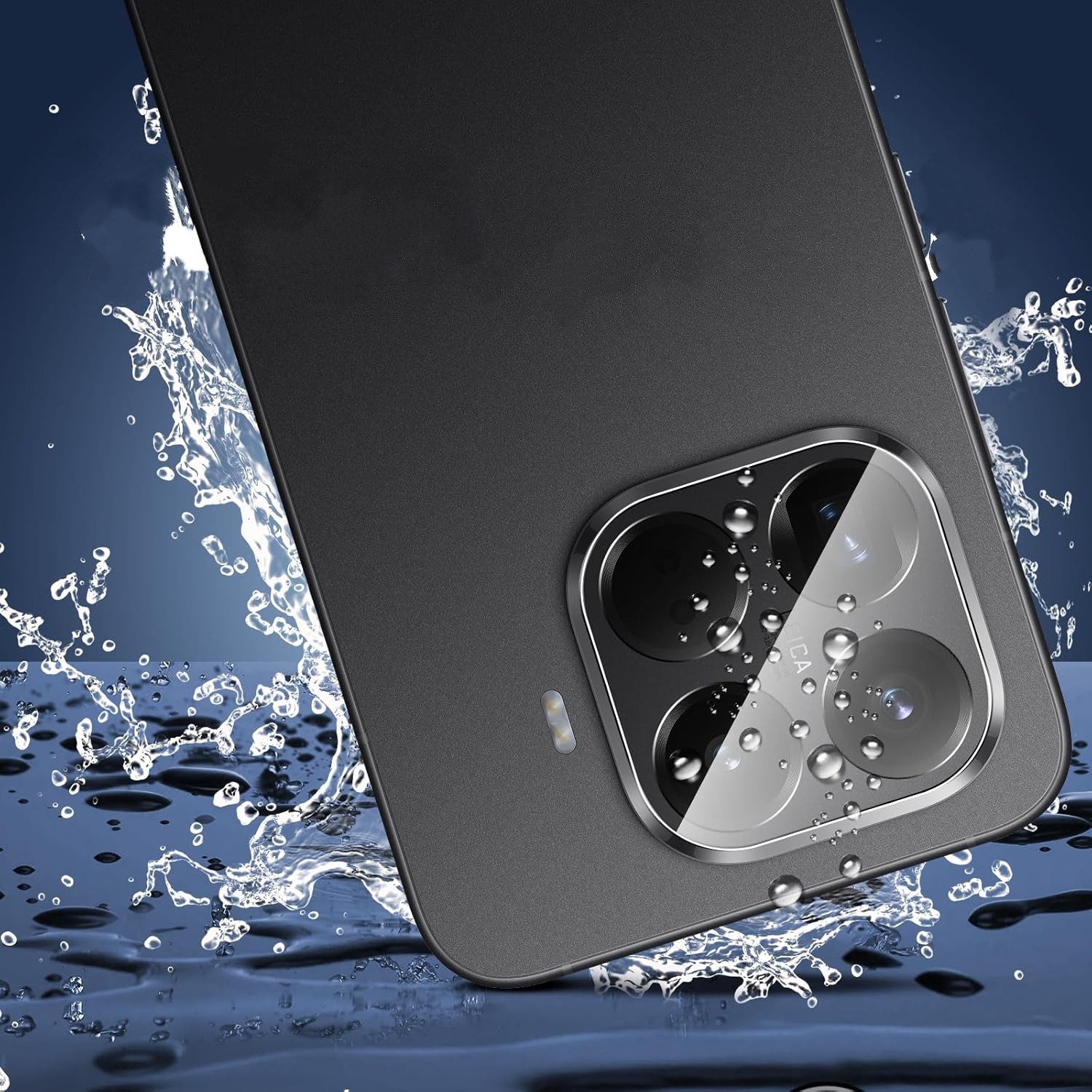CLM-Tech Displayschutzglas 2X für Xiaomi 15T, Panzerfolie 2X Kameraschutz 4er Set Kameraglas Panzerglas 9H Glas Folie, 4 Stück, Anti-Fingerabdruck und blasenfre – Bild 5 von 5