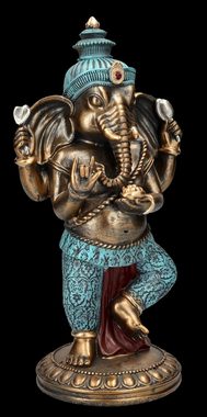 Figuren Shop GmbH Dekofigur Ganesha Figur - Vollständige Weisheit - Mythologie Götter Dekofigur