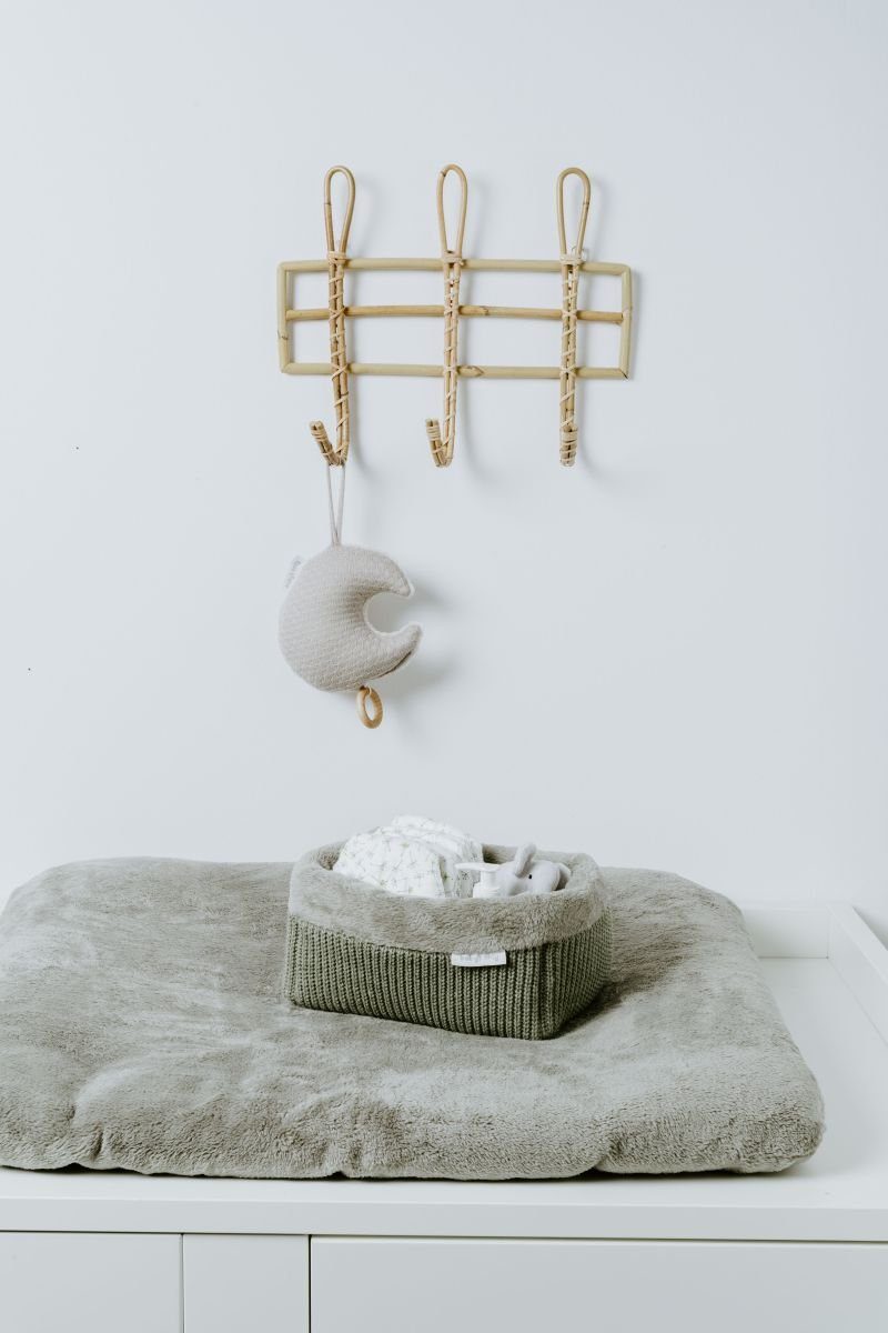 Baby’s Only Wickelauflage Wickelauflagenbezug Cozy dusty grey - 75x85 75x85 cm (1-tlg), Wickelauflage Wickeltischauflage Bezug