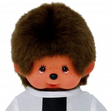 Monchhichi Plüschfigur Junge im Fußball-Trikot 20 cm Monchhichi Puppe EM-Fußball Edition