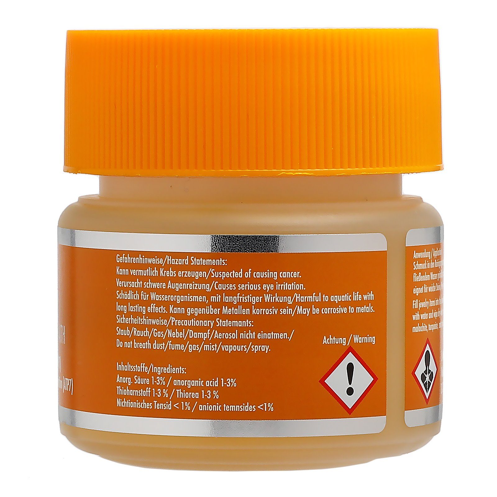 Sambol Goldbad 150 ml Solo und Goldbad 150ml mit 20x22 cm Poliertuch Schmuckreiniger