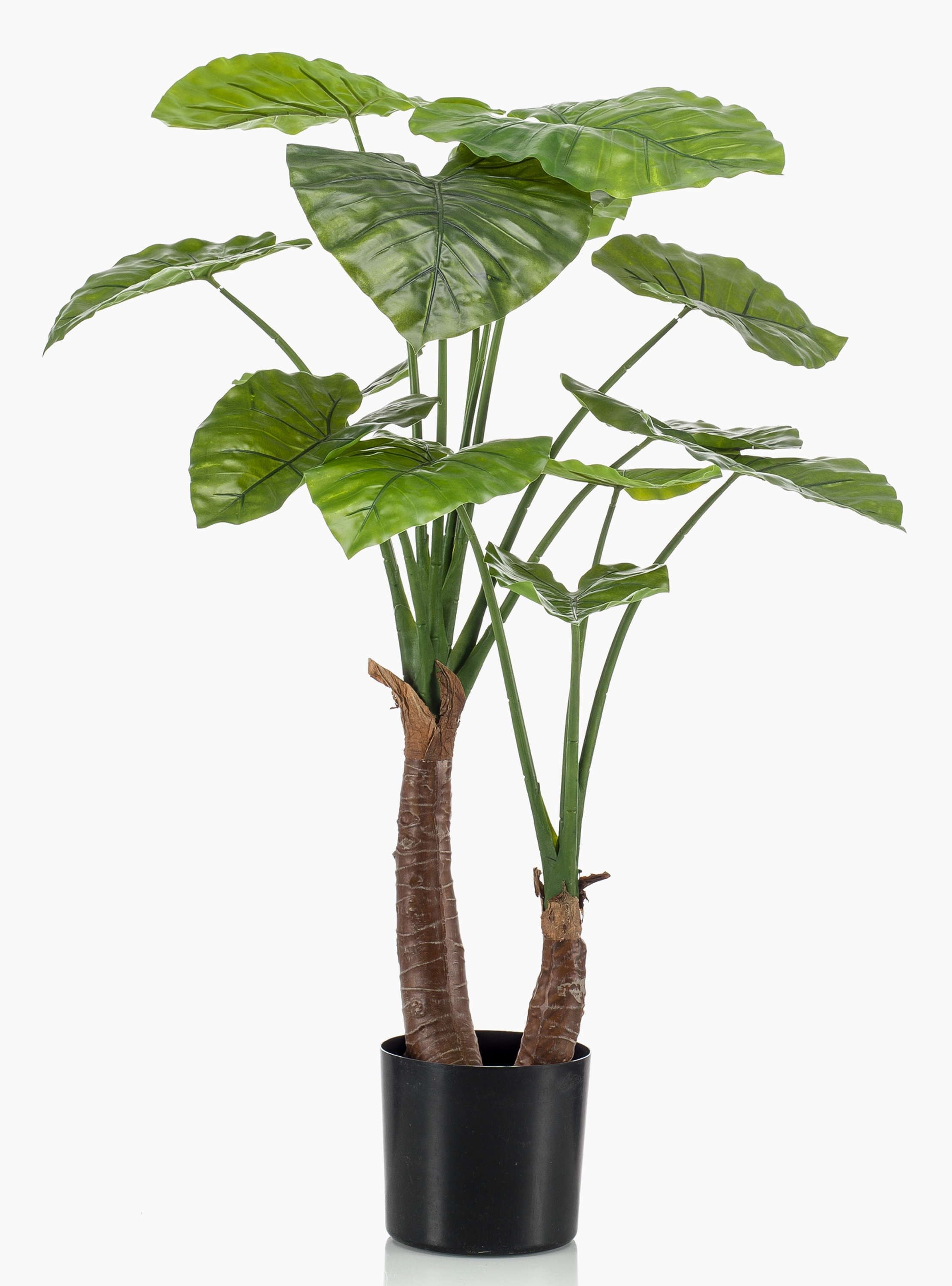 Künstliche Zimmerpflanze Plastik Alocasia Calidora XABIA, grün, 110cm Alocasia (Alocasia calidora), artplants, Höhe 110.0 cm