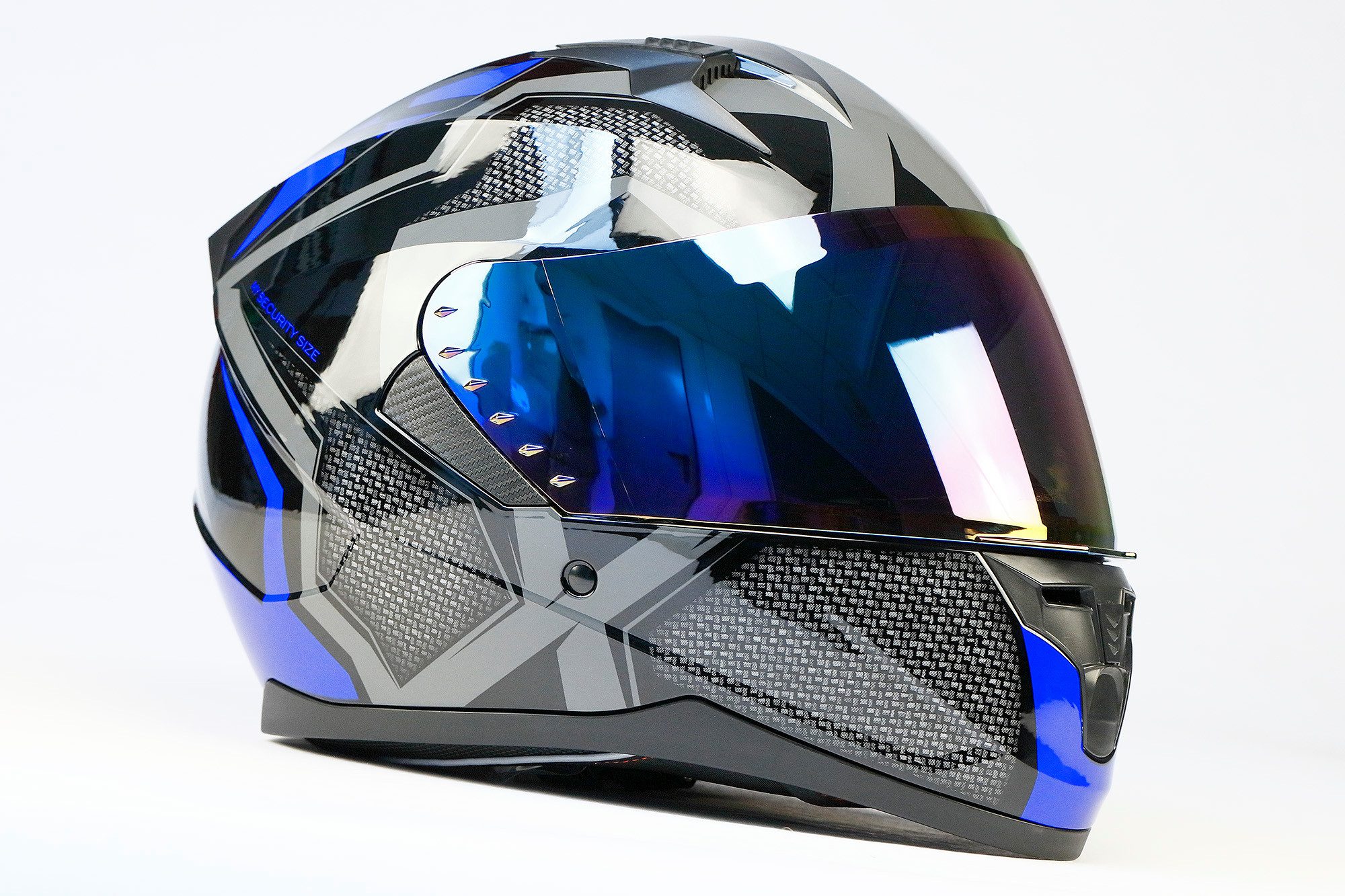 Motorradhelm BNO X6 Integralhelm, mit integrierter Sonnenbrille