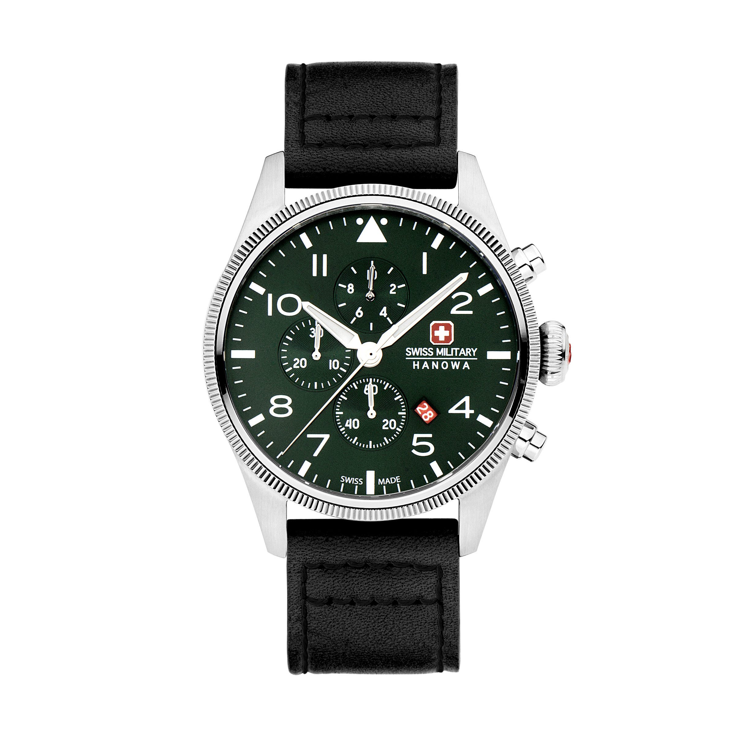 Swiss Military Hanowa Quarzuhr Quarzuhr Herrenuhr 43 Quarz Herren