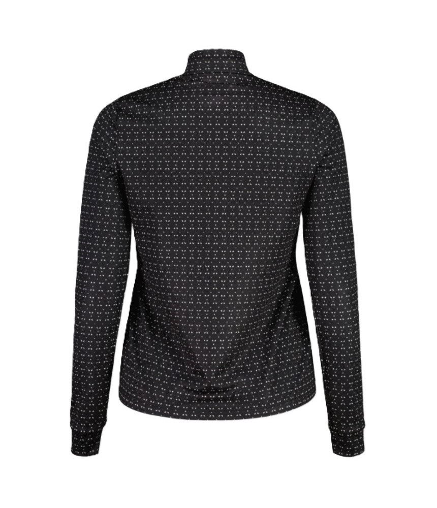Maloja Langarmshirt SawangM Adventure Midlayer Shirt (warm, 4-Wege-Stretch) schwarz/weiss