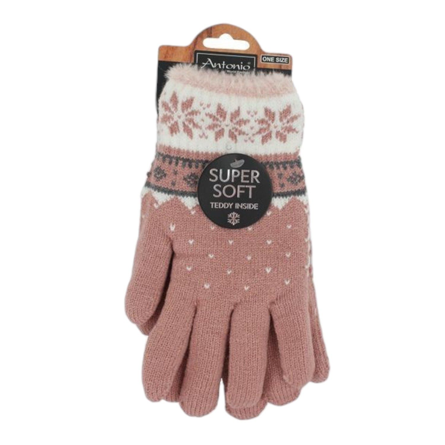 Antonio Strickhandschuhe Winter Damen Handschuhe Schneeflocke günstig online kaufen