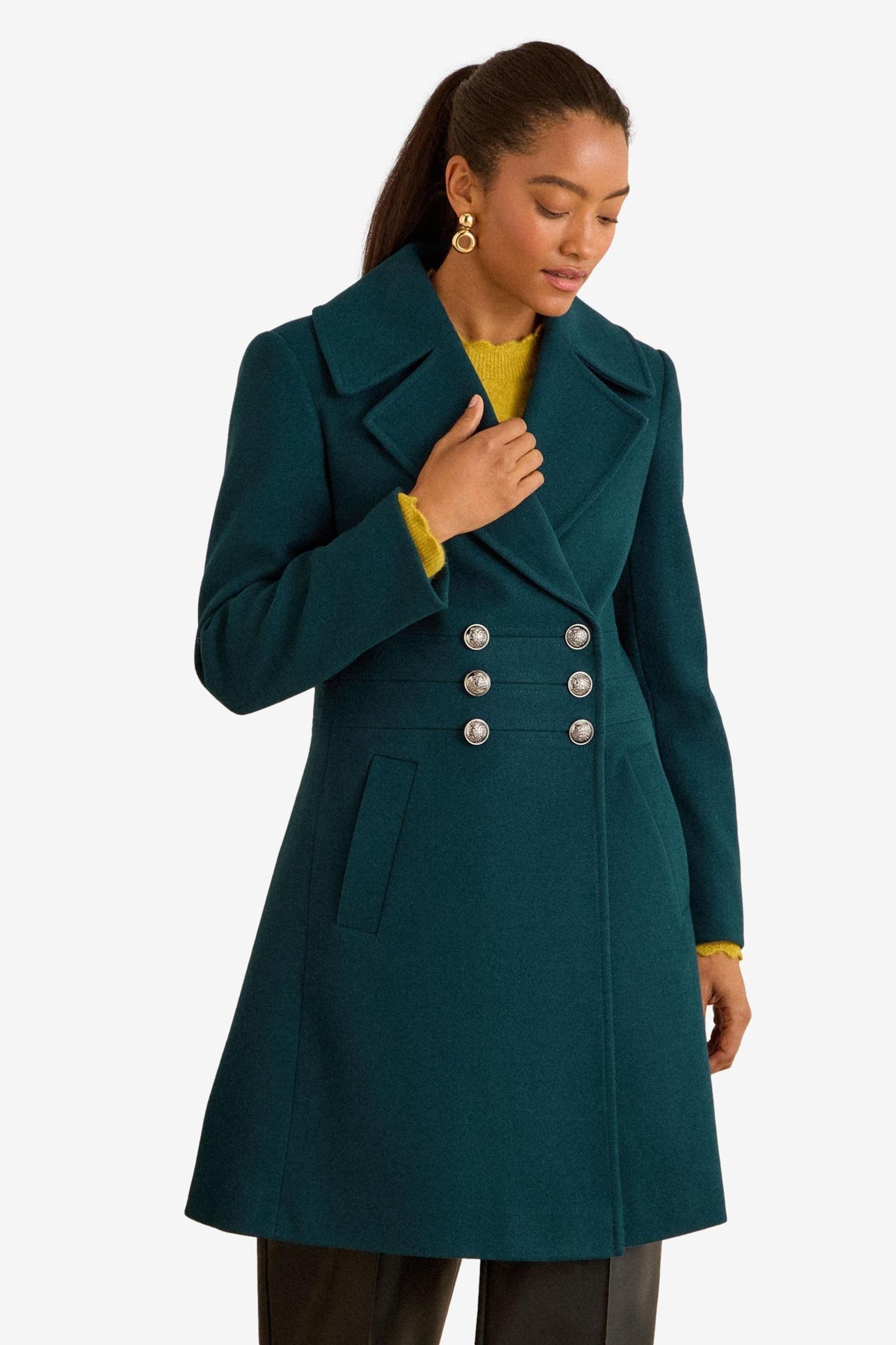 Love & Roses Kurzmantel Love & Roses Mantel mit Uniformknöpfen (1-tlg) günstig online kaufen