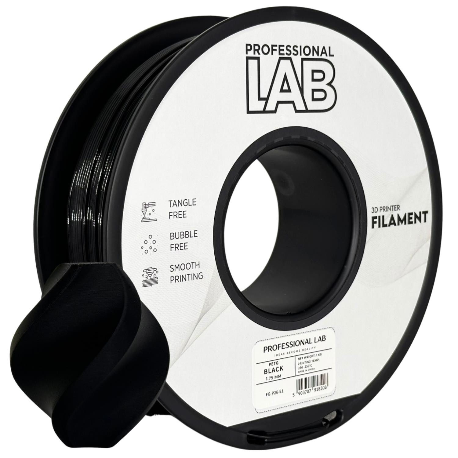 Prof. Lab Filament PETG Filament 1.75mm 1KG Lebensmittelecht Filament