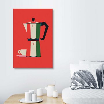 Posterlounge Holzbild Bo Lundberg, Italian Coffee, Küche Lounge Digitale Kunst