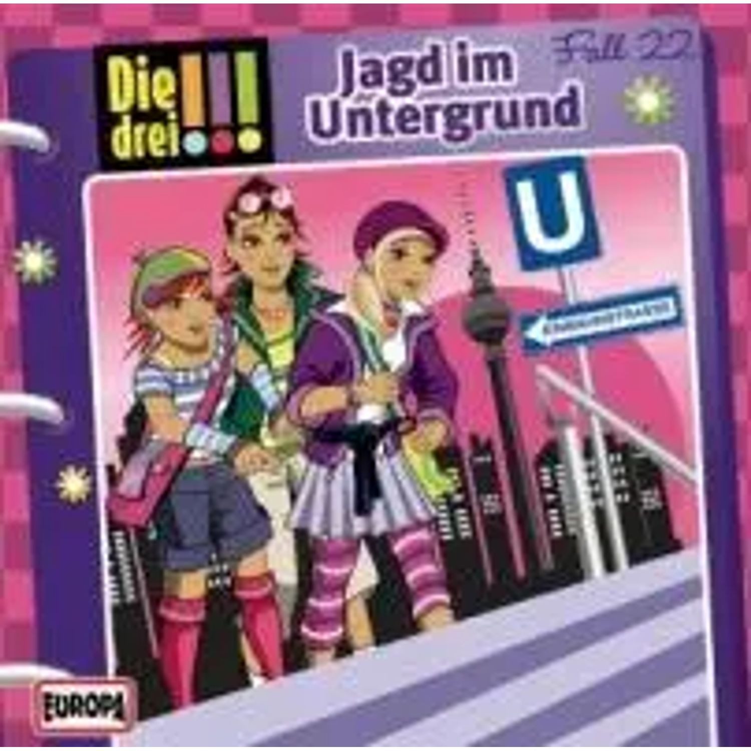 United Soft Media Hörspiel Die drei !!! 22. Jagd im Untergrund (drei Ausrufezeichen)
