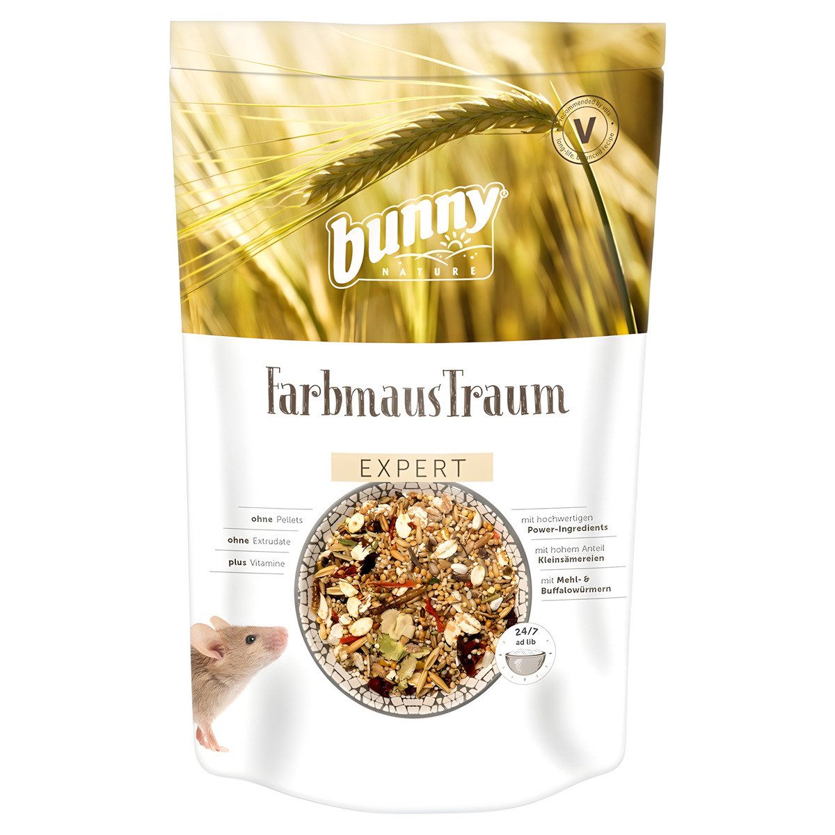 Bunny Nature FarbmausTraum EXPERT 500 g, für: Kleintier