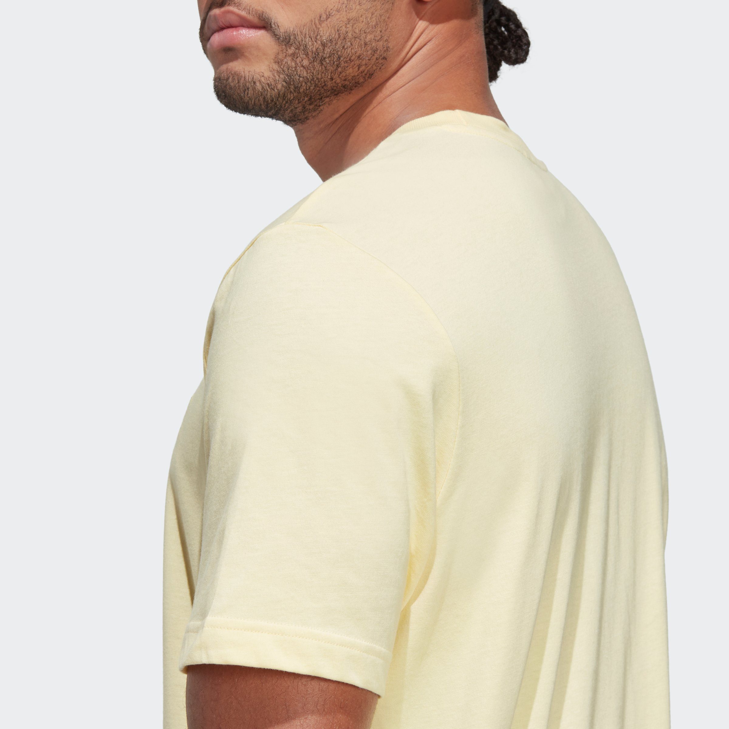 adidas Originals T-Shirt TREFOIL Almost ESSENTIALS Yellow