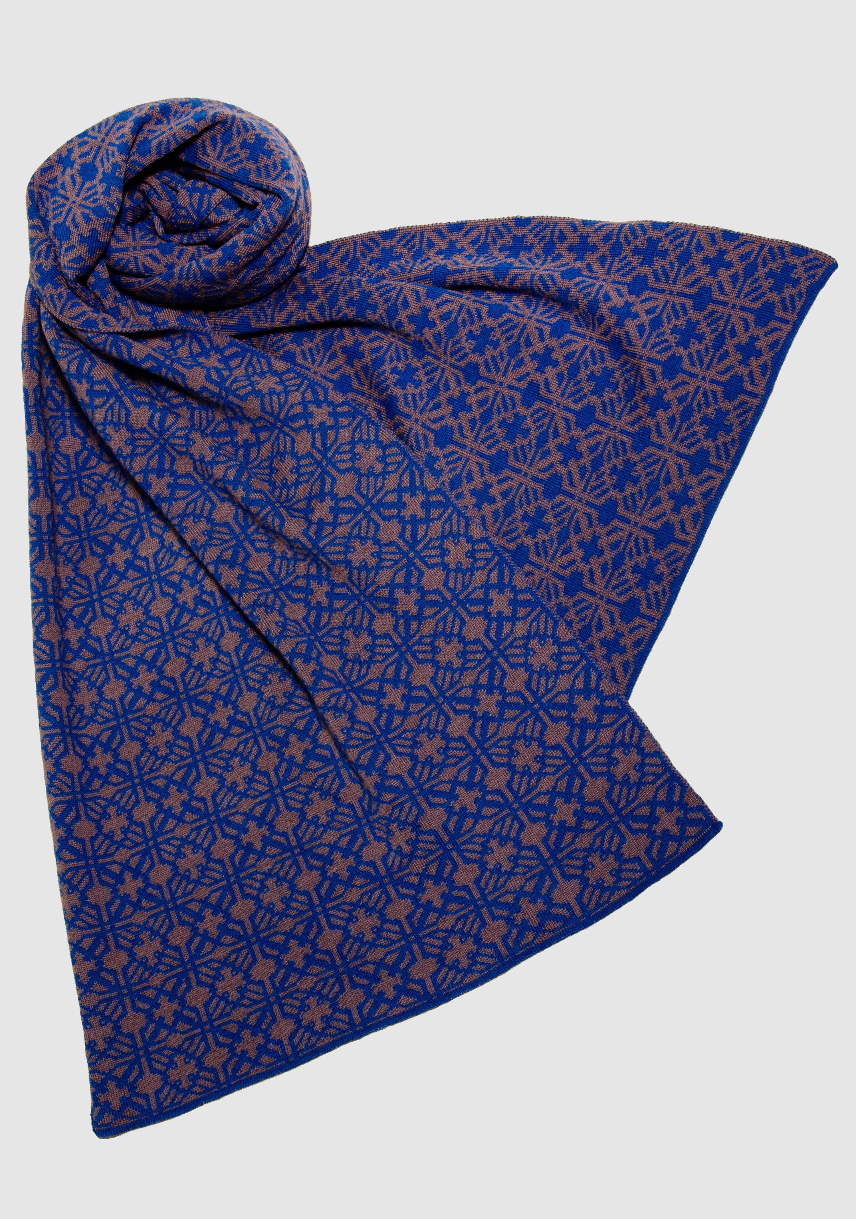 Merino Irland royal_brombeere fashion LANARTO extrasoft Wollschal Farben 100% slow in schönen Schal