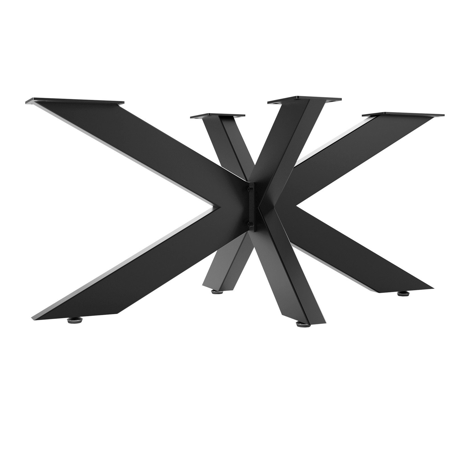 SO-TECH® Tischgestell SPIDER Schwerlast Ножки для стола Tischfüße, einfache Montage, Couchtisch Sofatisch, schwarz, H 430 x B 580 x L 980 mm