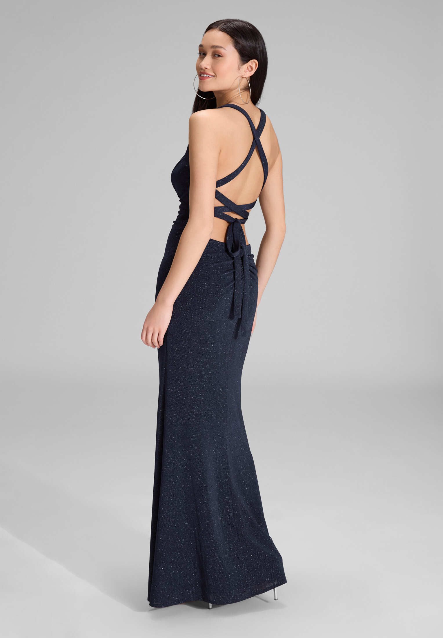 Hey Kyla Abendkleid - Bodycon-Kleid mit Schimmereffekt Figurbetonte Passform