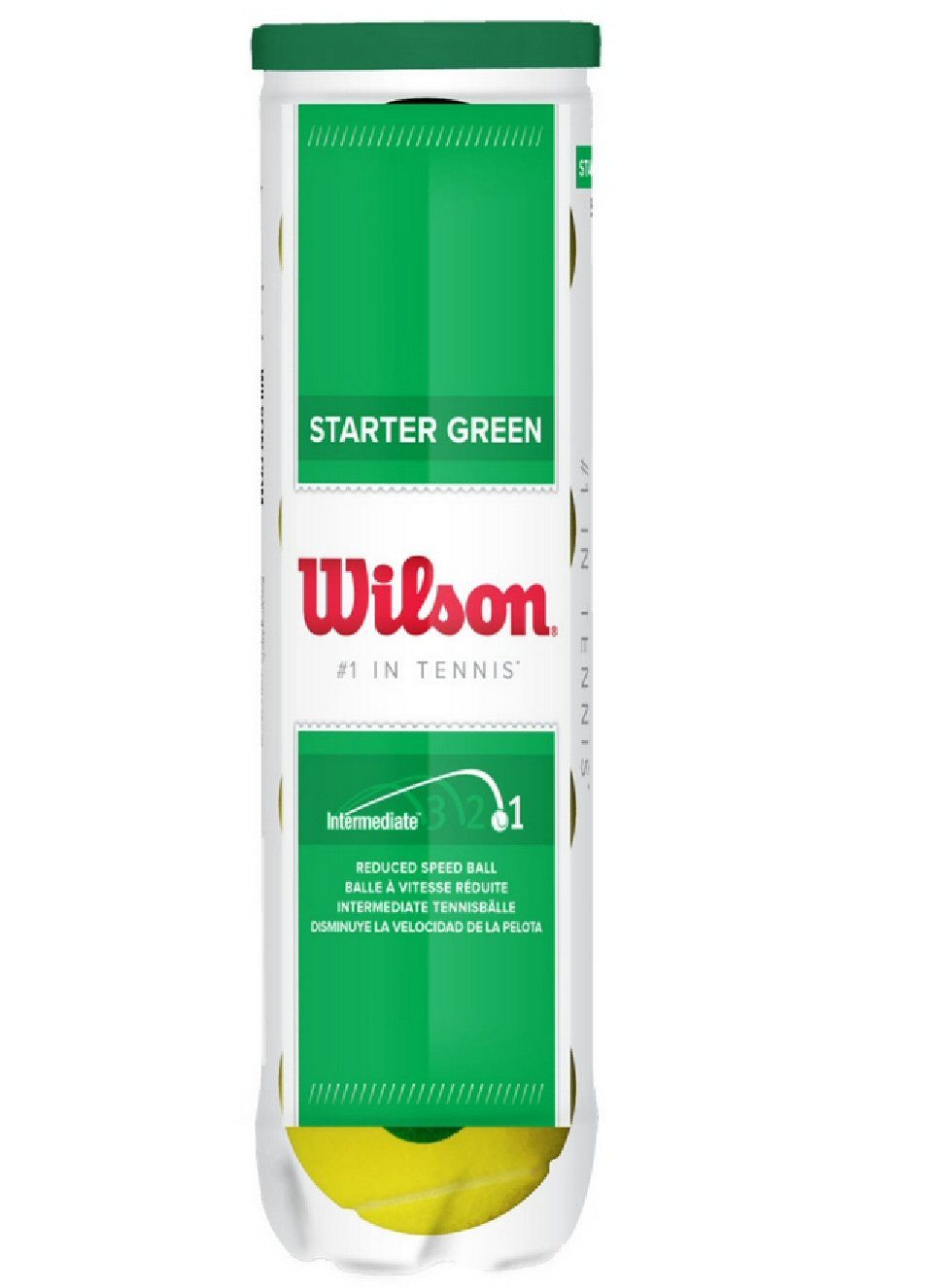 Tennisball Methodikbälle Stage 1 Starter Play Green Dose 4er