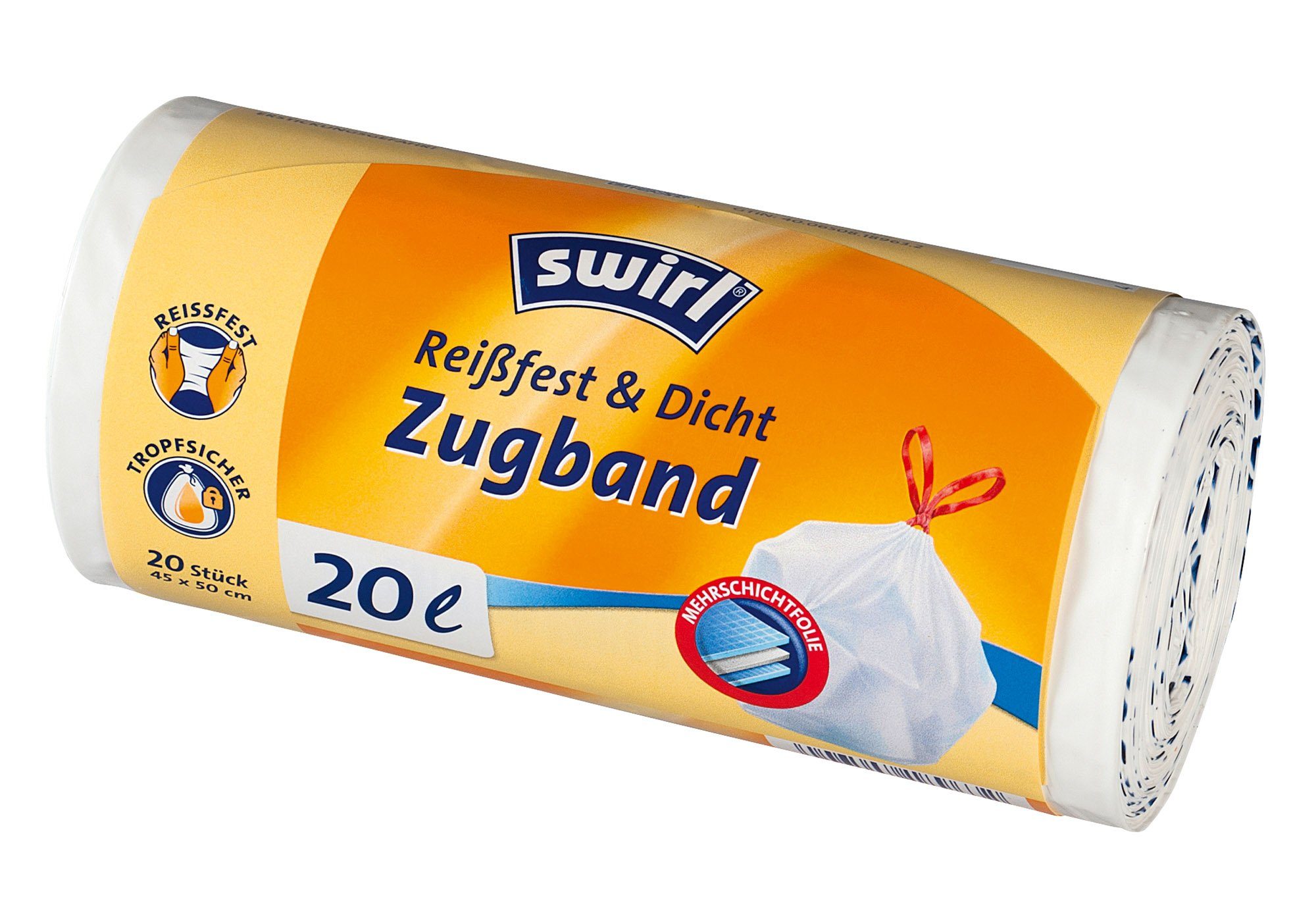 Swirl Müllbeutel Swirl Zugband-Müllbeutel 20l