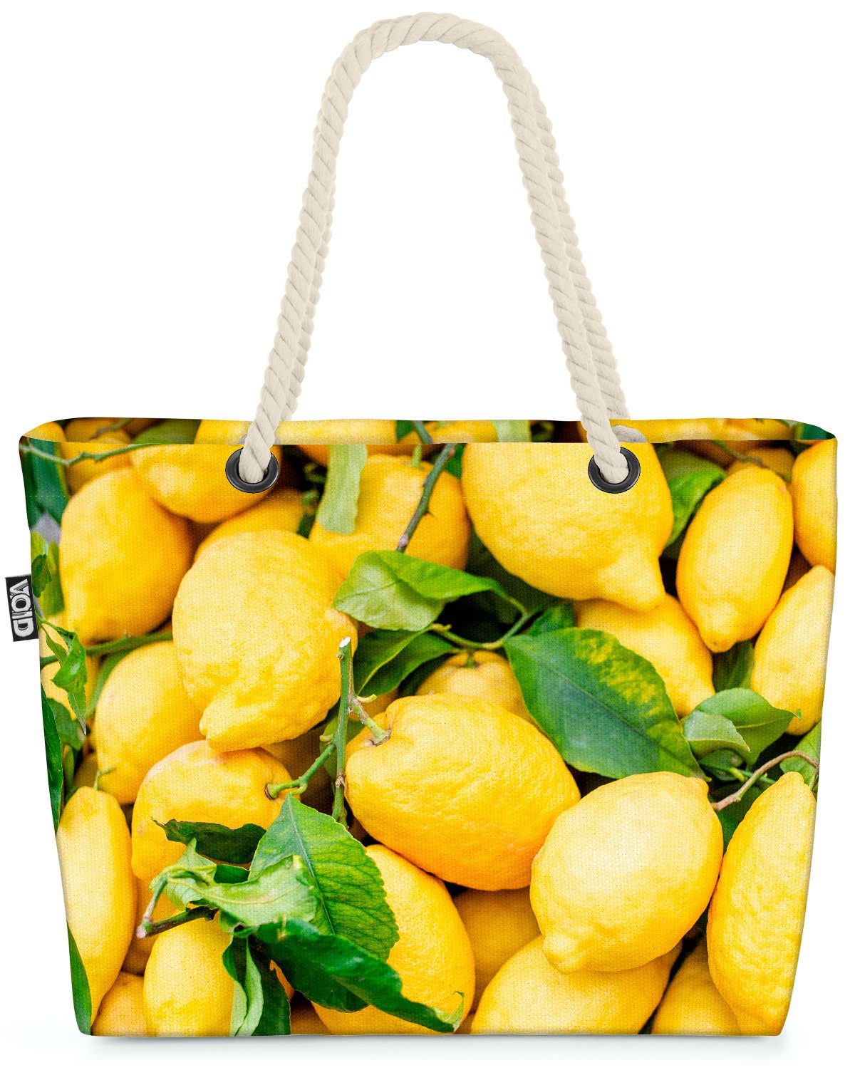 VOID Strandtasche (1-tlg), Frucht Italien Obst Zitronen Zitronen Urla Italien Obst Zitrusfrüchte