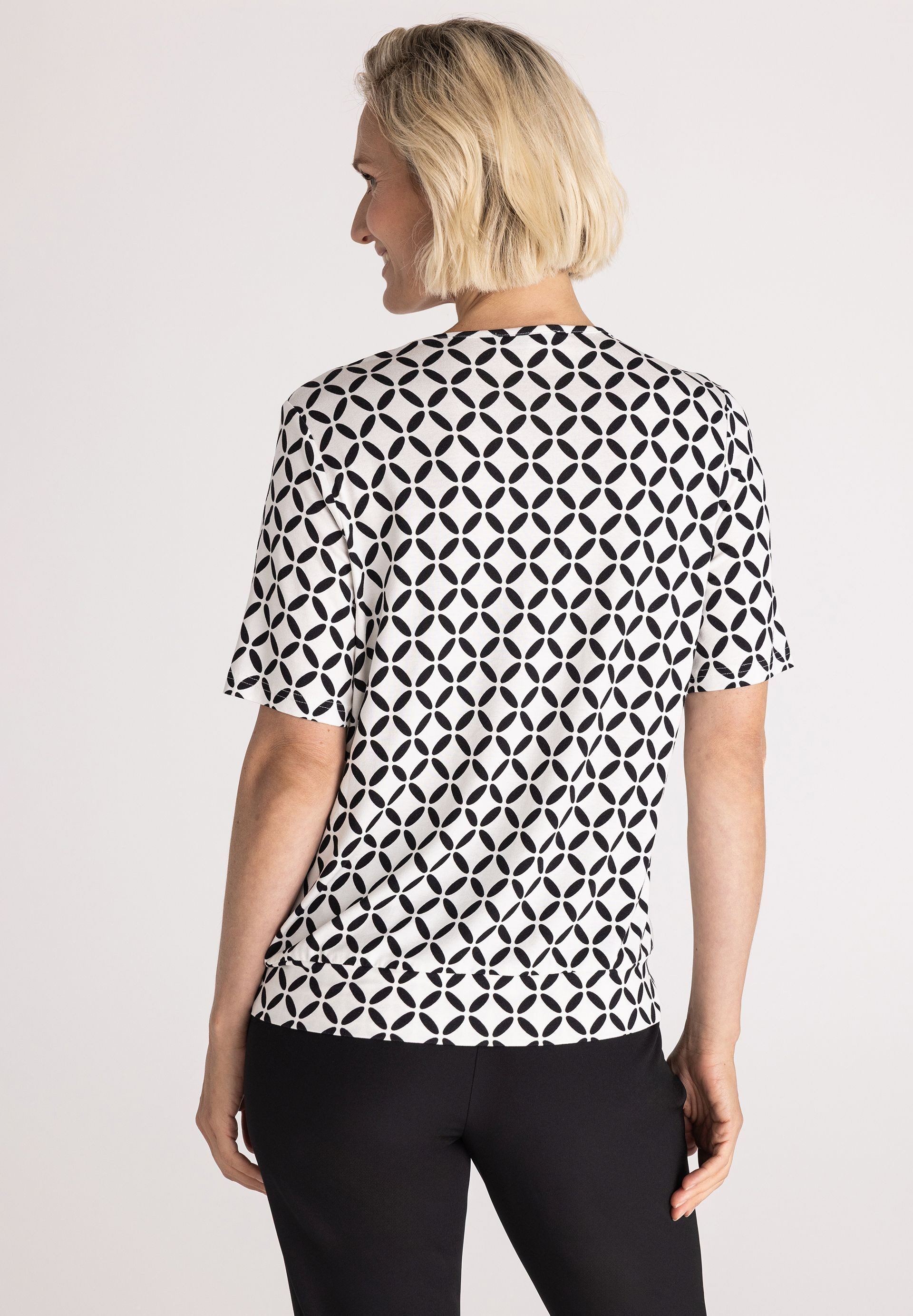 FRANK WALDER Blusenshirt mit feiner Falte