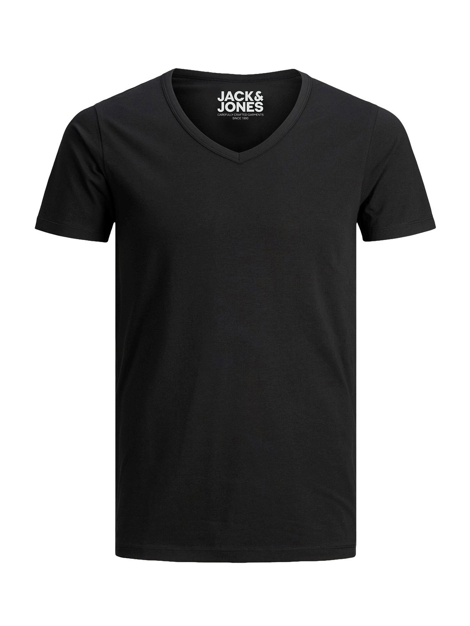 Jack & Jones T-Shirt Basic V-Neck (3-tlg., 3er Pack) etwas länger geschnitt günstig online kaufen