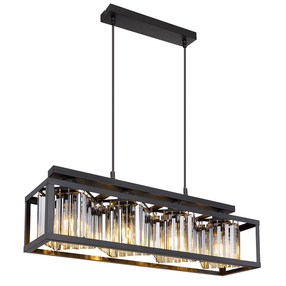 Hängelampe etc-shop Leuchtmittel Wohnzimmer LED-Hängeleuchte, inklusive, Hängeleuchte Kristall modern Pendelleuchte nicht