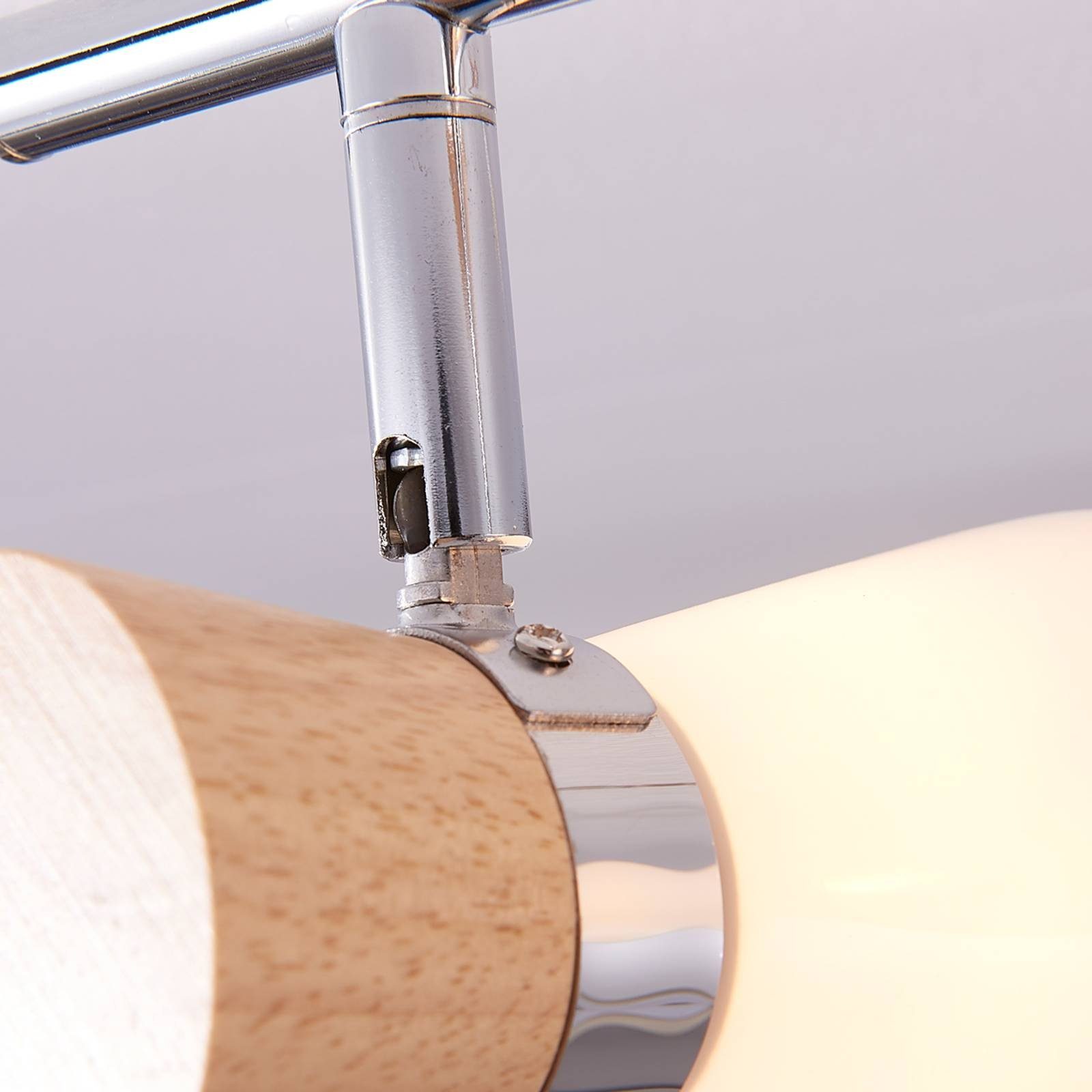 Lindby Deckenstrahler Vivica, Glas IP20, 3 x 40 W