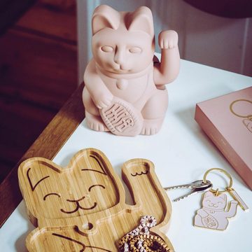 Donkey Products Schlüsselanhänger Lucky Cat Key Ring Pink, Maneki Neko