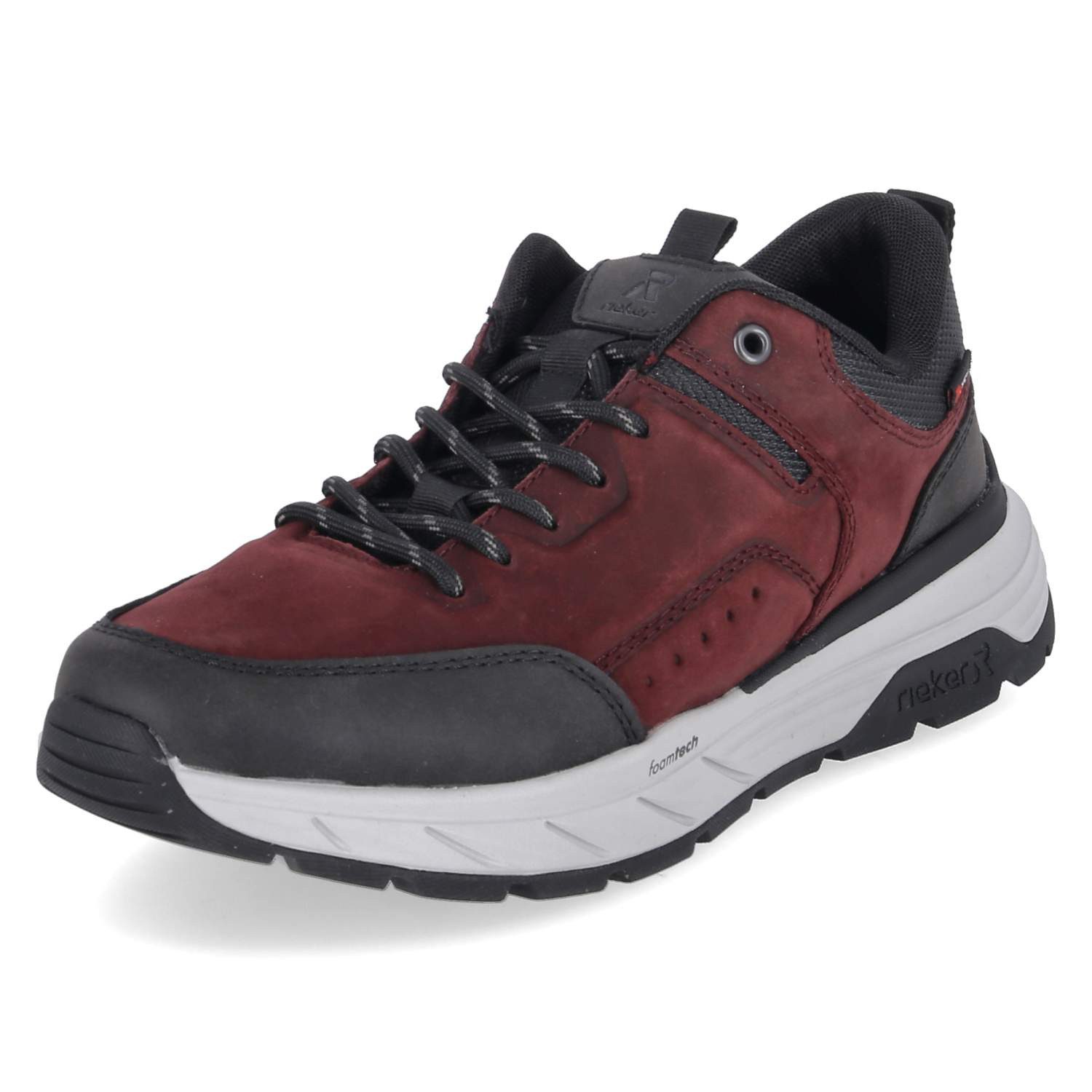Rieker Rieker 06103-35 Herren Leder & Textil red Schnürschuh