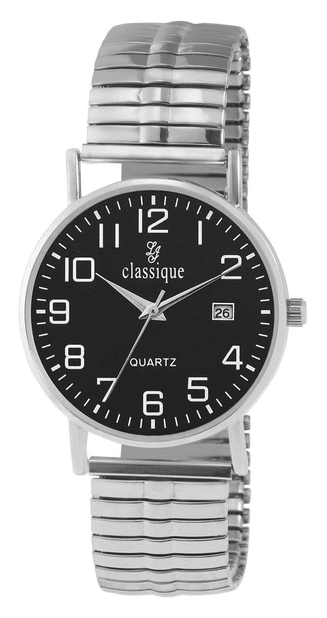 classique Quarzuhr 2700018 Classique Herrenuhr, Edelstahlzugarmband, günstig online kaufen