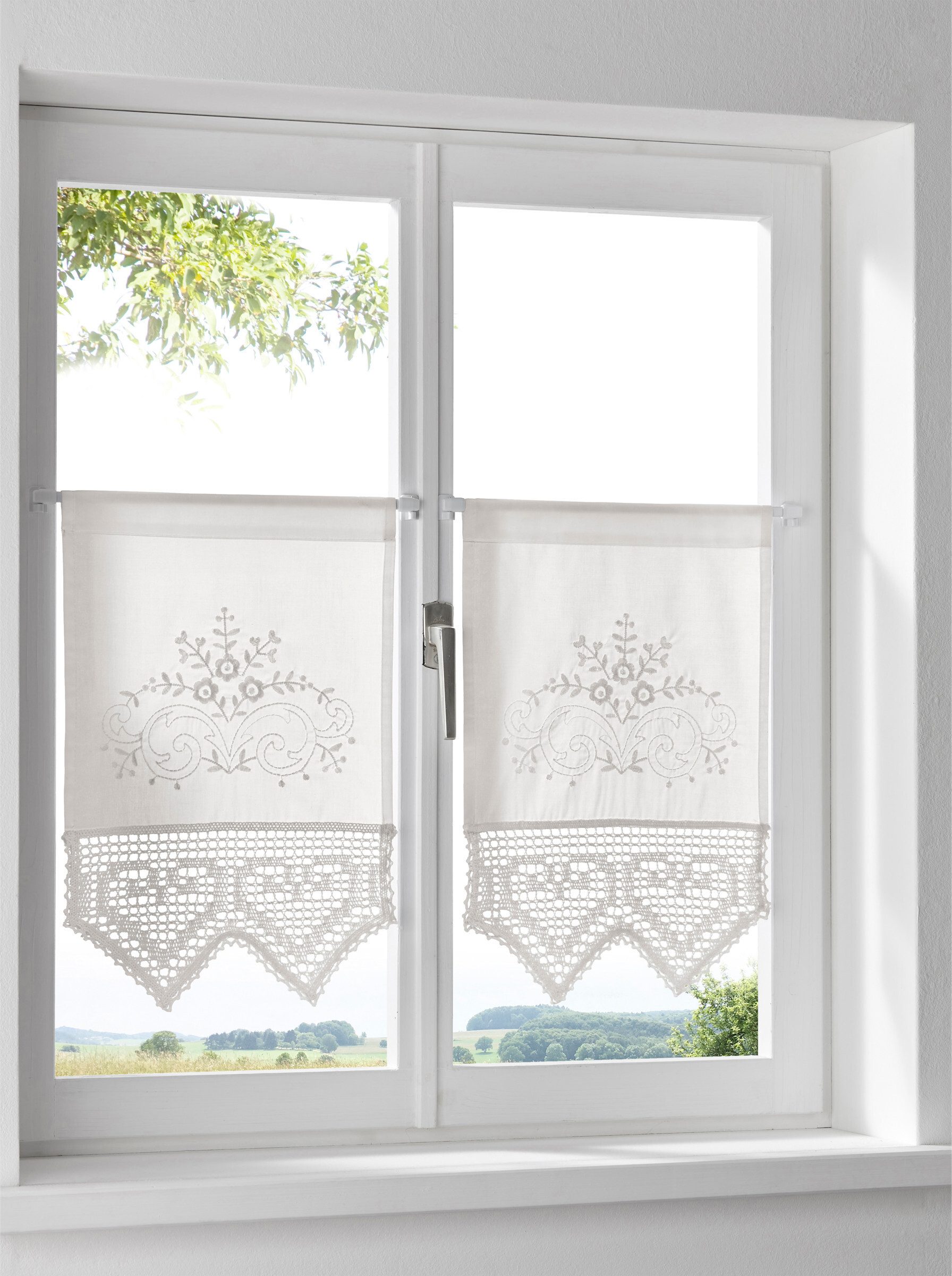 heine Gardine Panneau (1 St), Stangendurchzug, halbtransparent