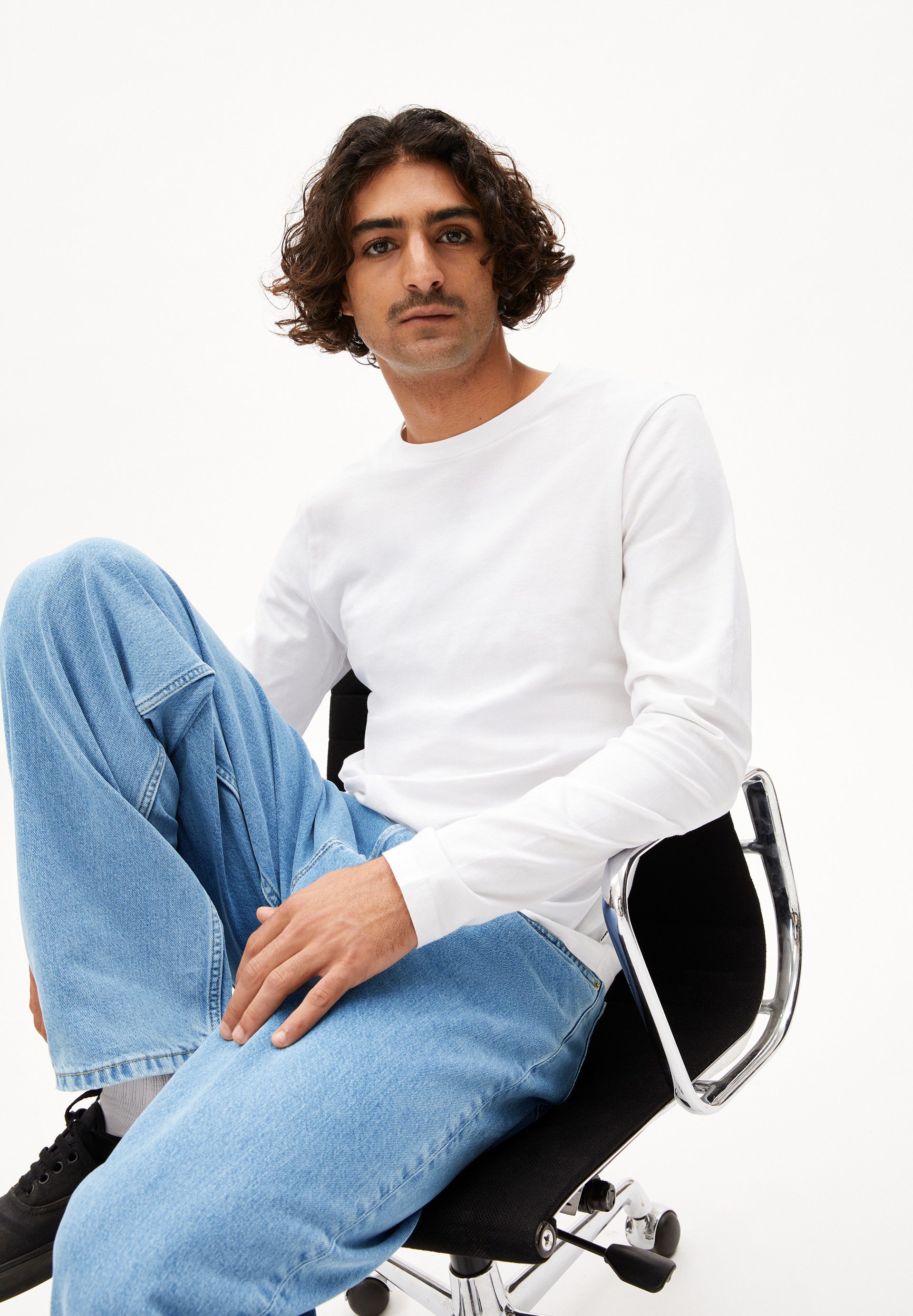 Armedangels Longsleeve JAAMES LONGSLEEVE Longsleeve aus Bio-Baumwolle Regular Fit