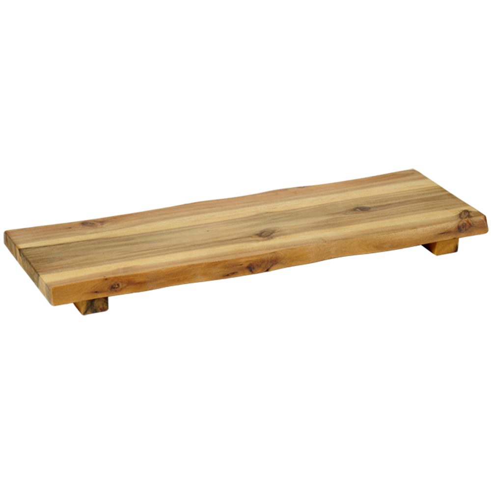 KESPER® Servierbrett KESPER Servierbrett Akazie FSC mit Füßen Holzbrett