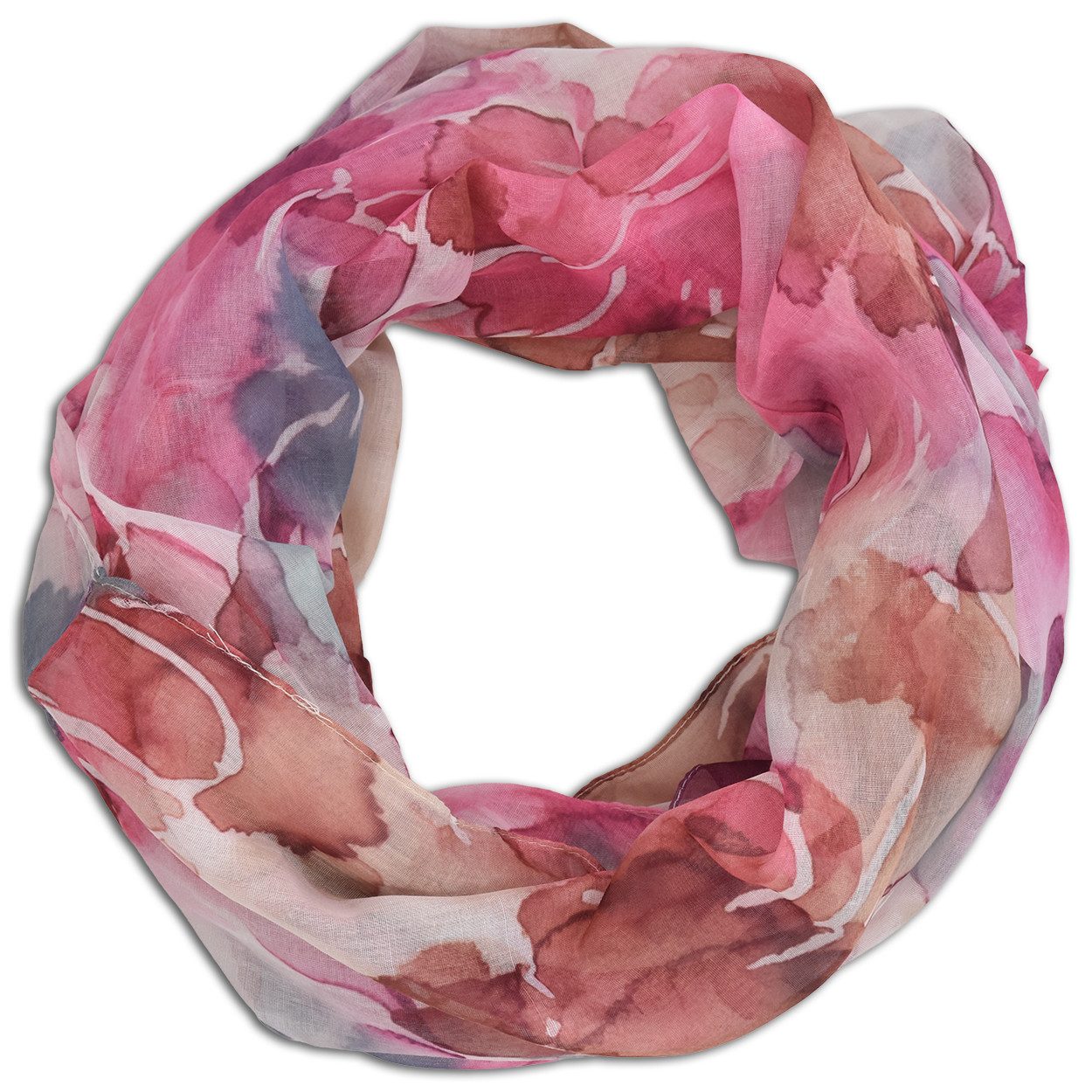 styleBREAKER Loop Aquarell Loop Floral, (1-St)