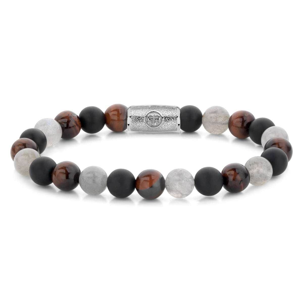 Rebel & Rose Edelstahlarmband RR-80070-S, für Herren Fall Feelings 8 mm