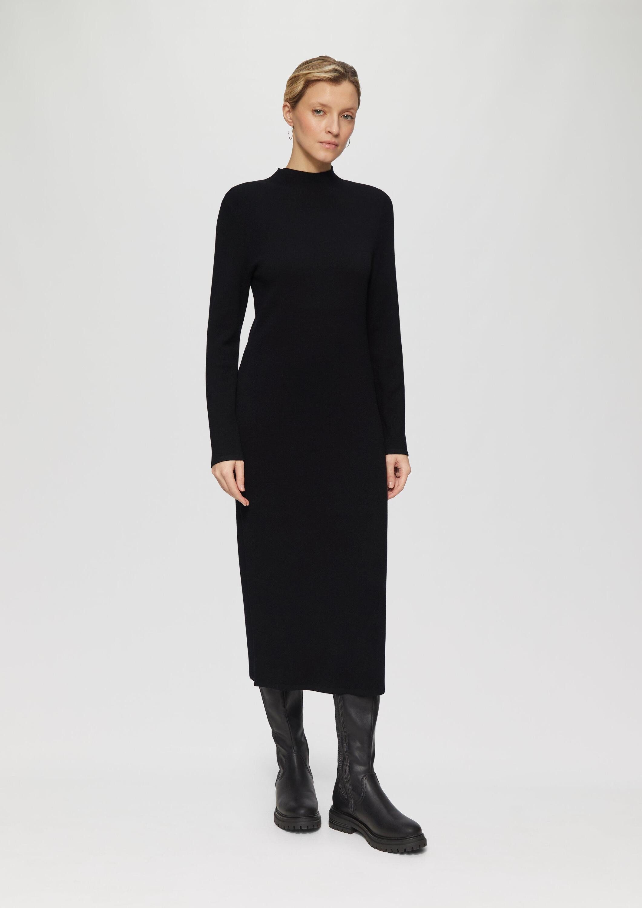 s.Oliver Midikleid Kleid Strick-Kleid mit Stehkragen günstig online kaufen