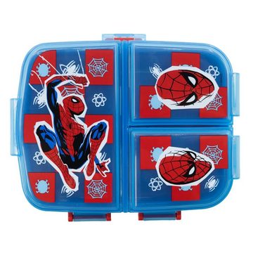 MARVEL Lunchbox Brotdose XL 4 Fächer Marvel Spiderman Lunch to Go Vesper Dose