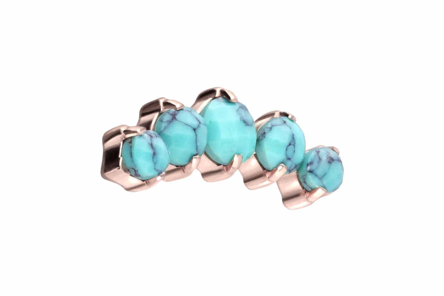PIERCINGLINE Piercing-Set Titan Schraubaufsatz mit Außengewinde günstig online kaufen