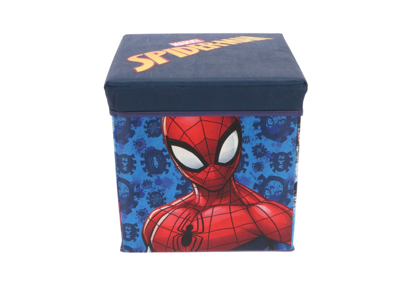 Spiderman Aufbewahrungsbox Aufbewahrungsbox Stuhl – 2 in 1 Sitz und Stauraum 30x30x30 cm