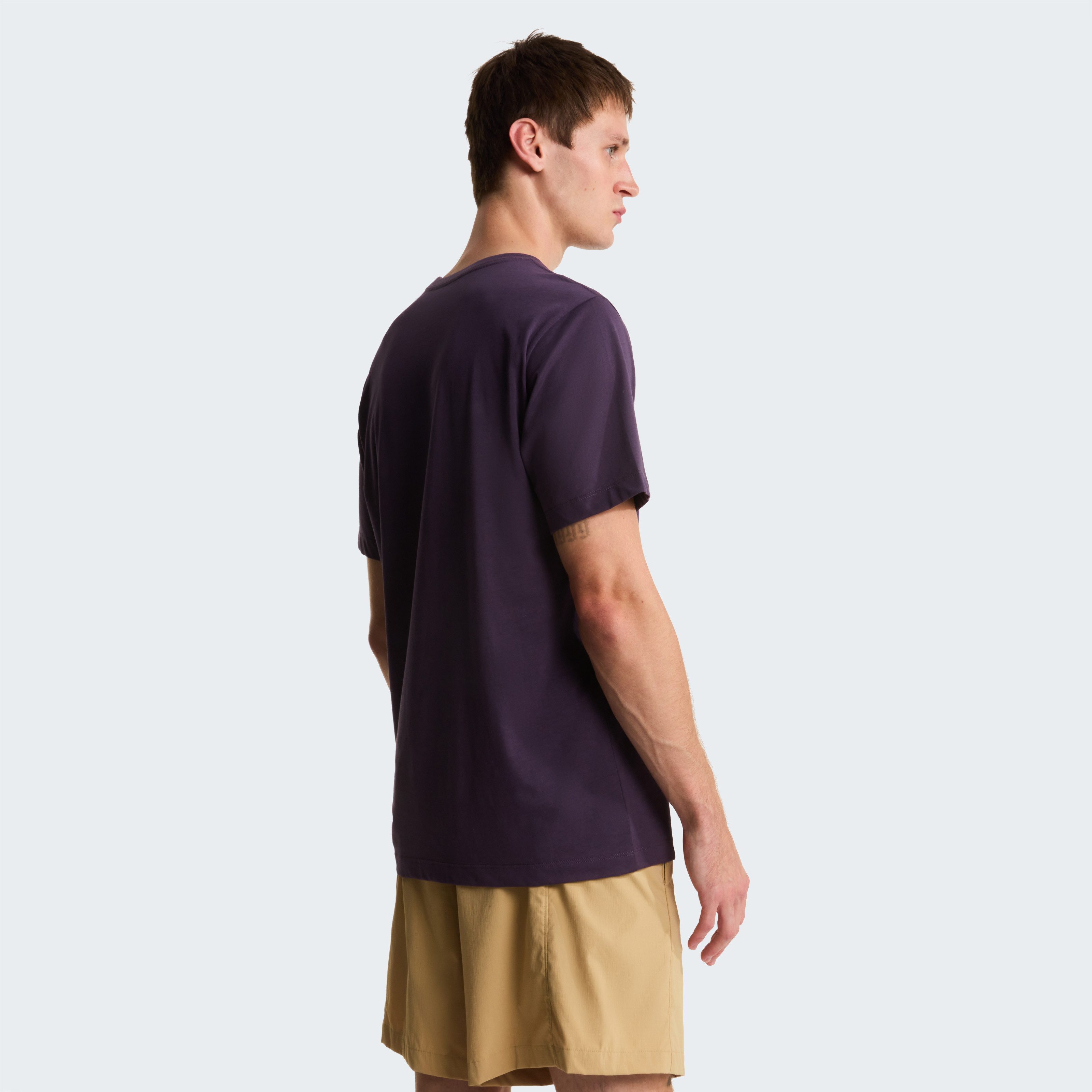 The North Face T-Shirt M EVOLUTION SIMPLE DOME REGULAR SHORT SL normale Passform, Kurzarm, für den Alltag, aus Baumwolle