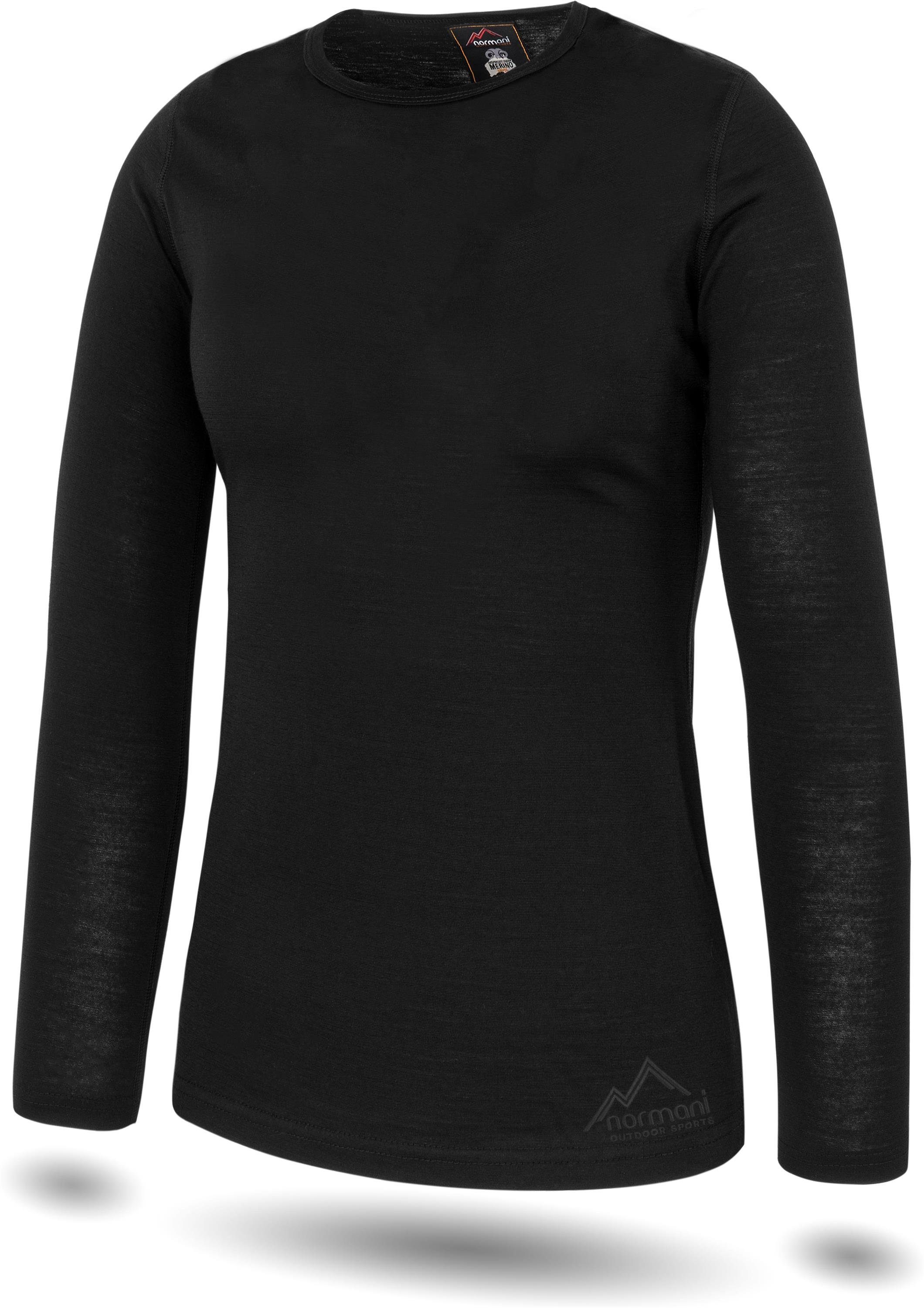 Langarmshirt Damen Merino Langarm-Shirt Mandurah
