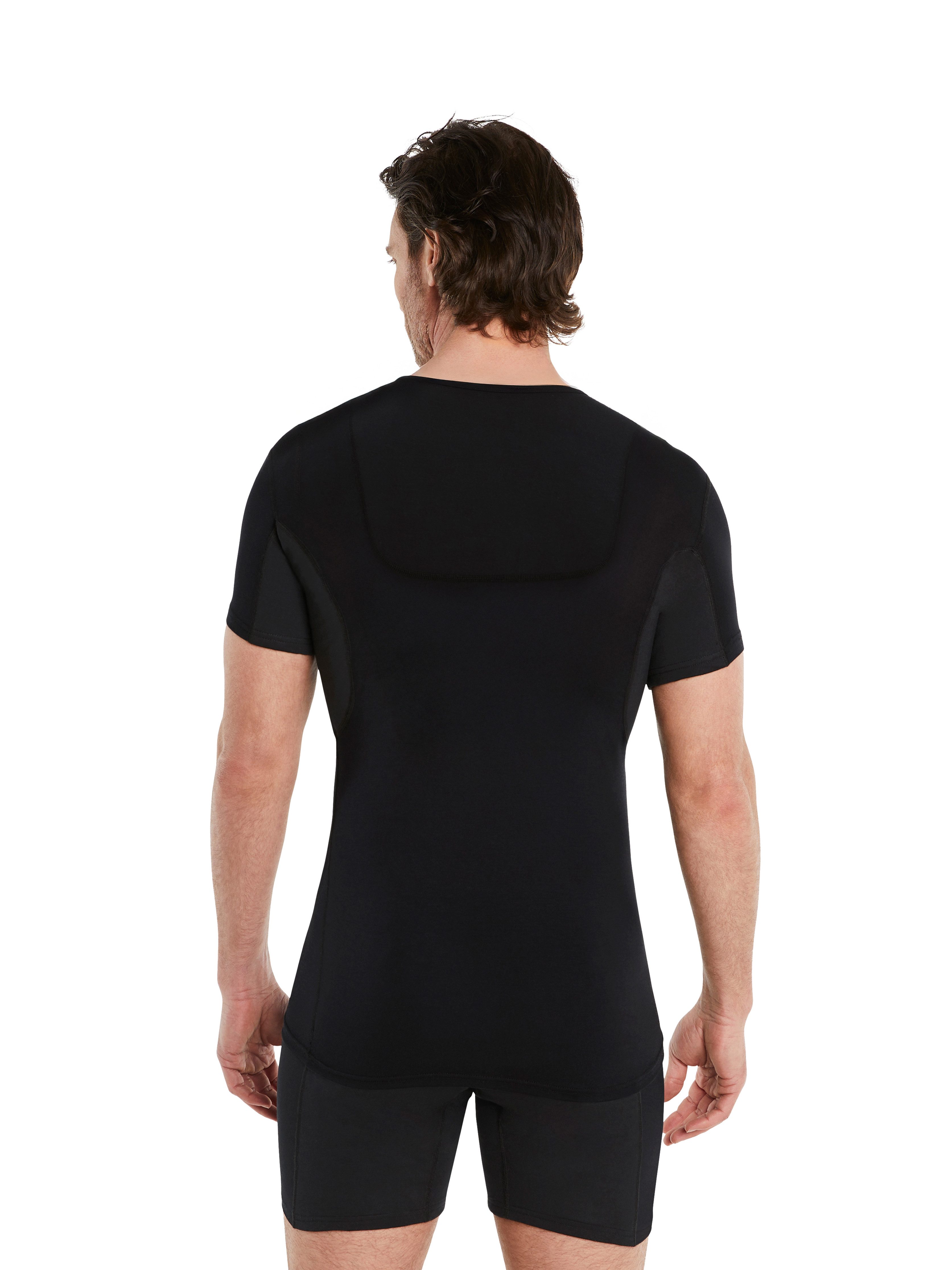 FINN Design Unterhemd Anti-Schweiß Shirt Herren mit Einlage am Rücken und Achselpads Garantierter Schutz vor Schweißflecken und Schweißgeruch