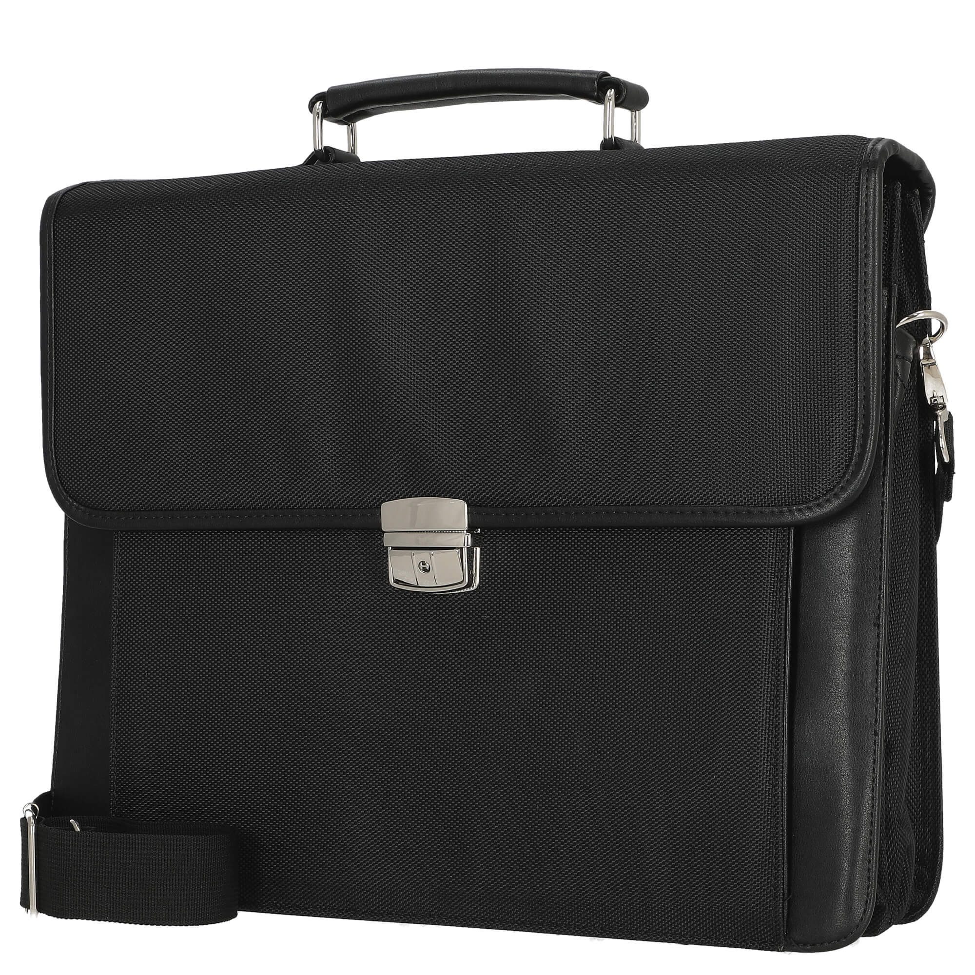 D&N Aktentasche Basic Line - Aktentasche 41 cm Nylon (schwarz) günstig online kaufen