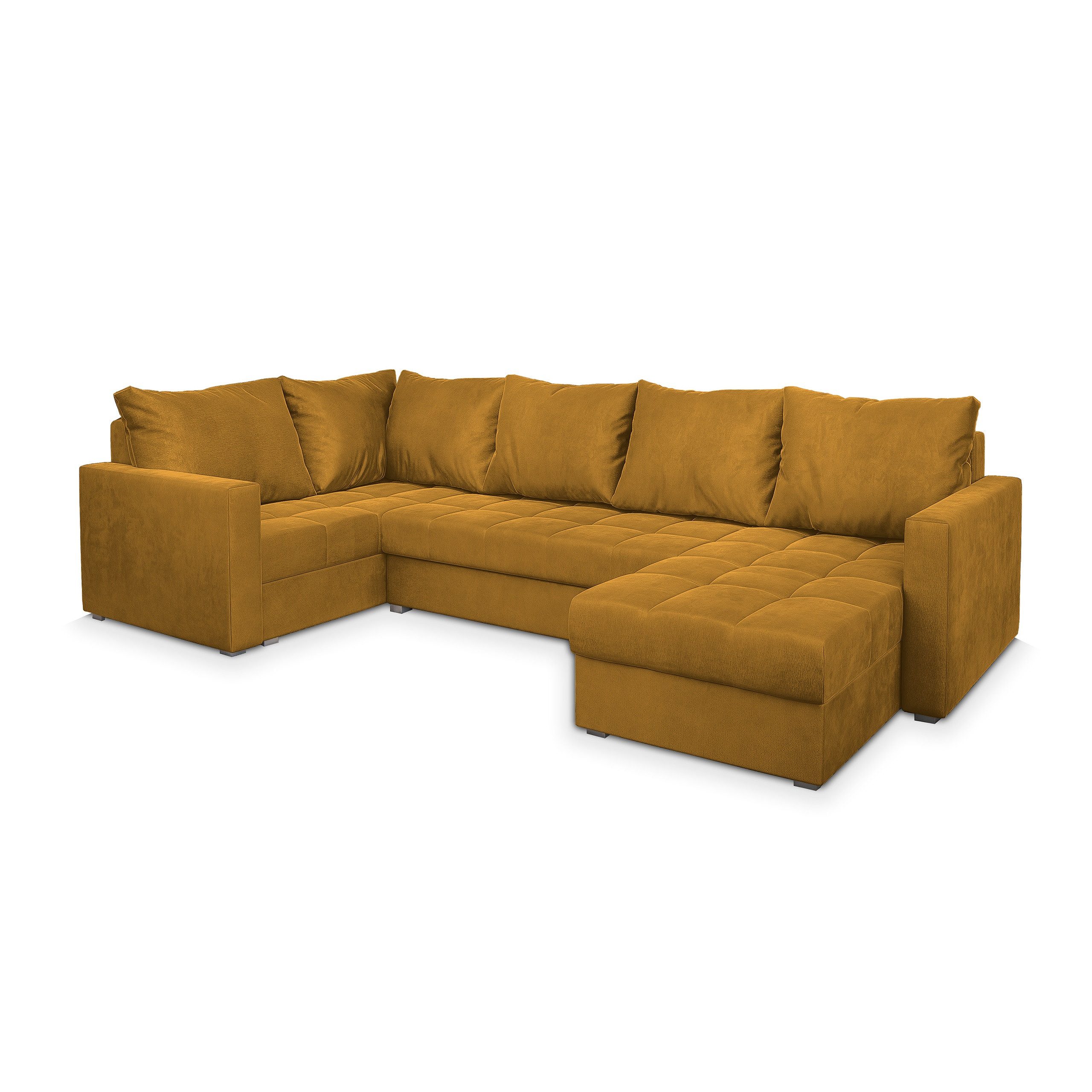 Masseno Ecksofa LORIVO mit Schlaffunktion U-Form, günstig online kaufen