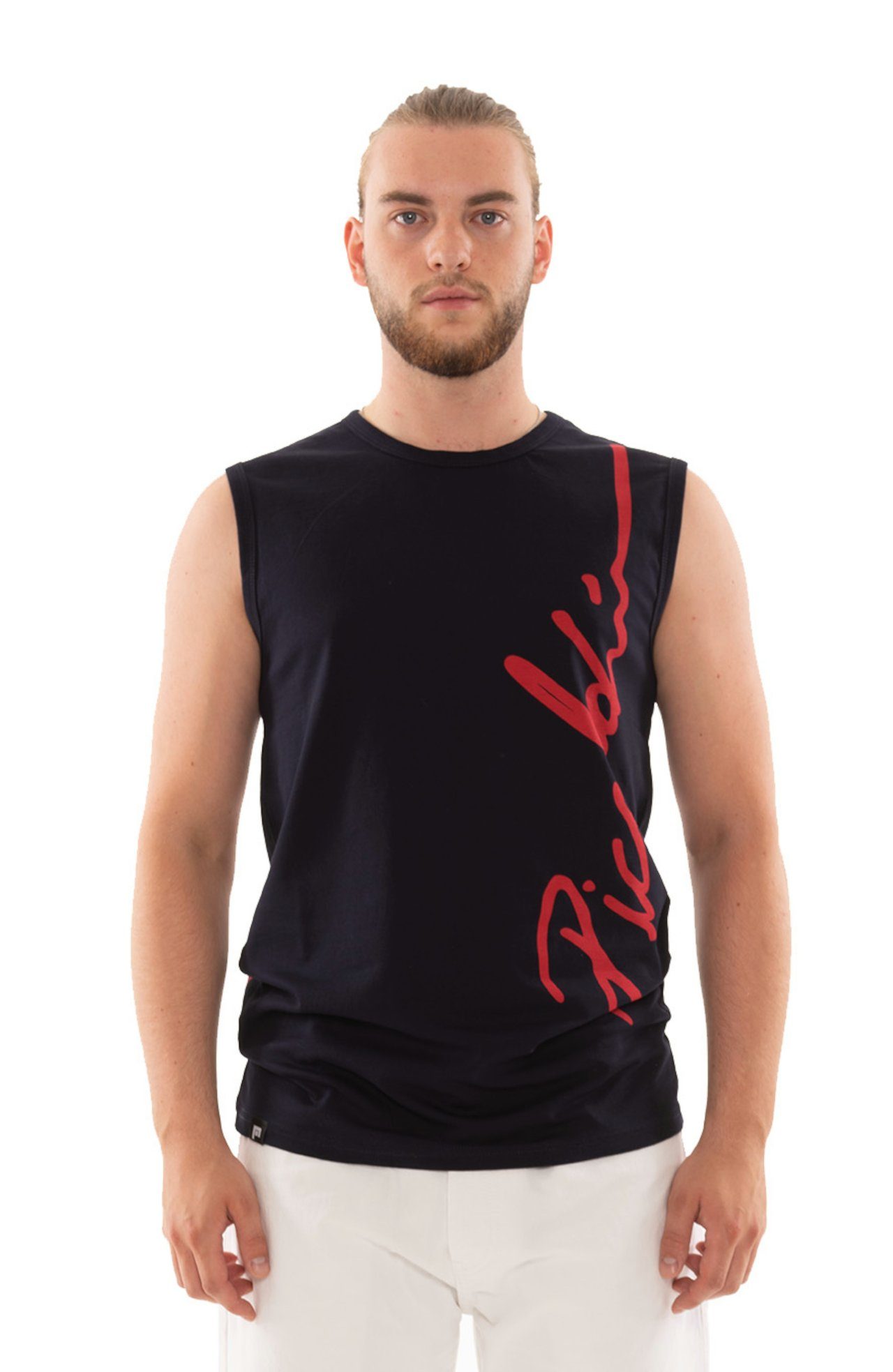 PICALDI Jeans Muskelshirt Tank Top Male Sommermode, Streetwear Black