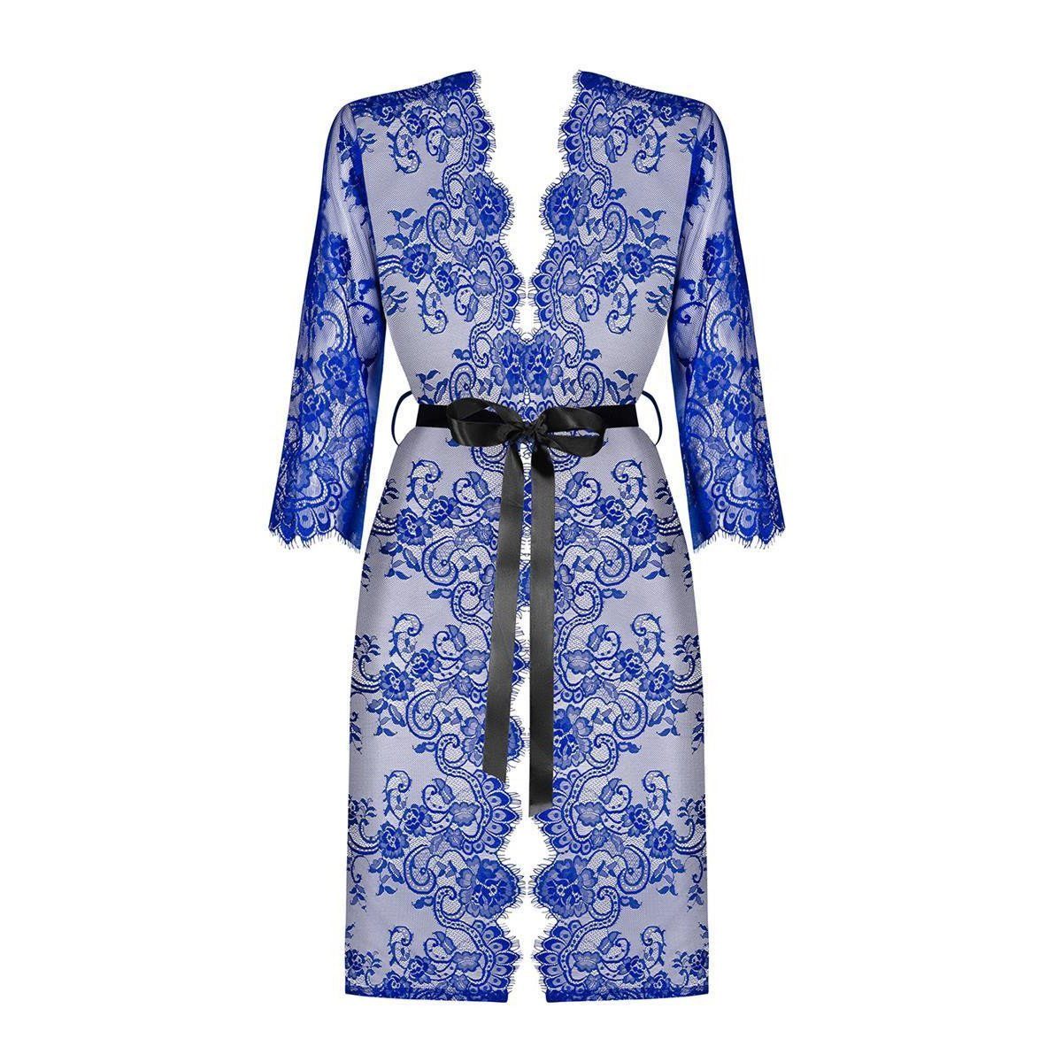 Obsessive Kimono OB Cobaltess peignoir blue - (L/XL,S/M)