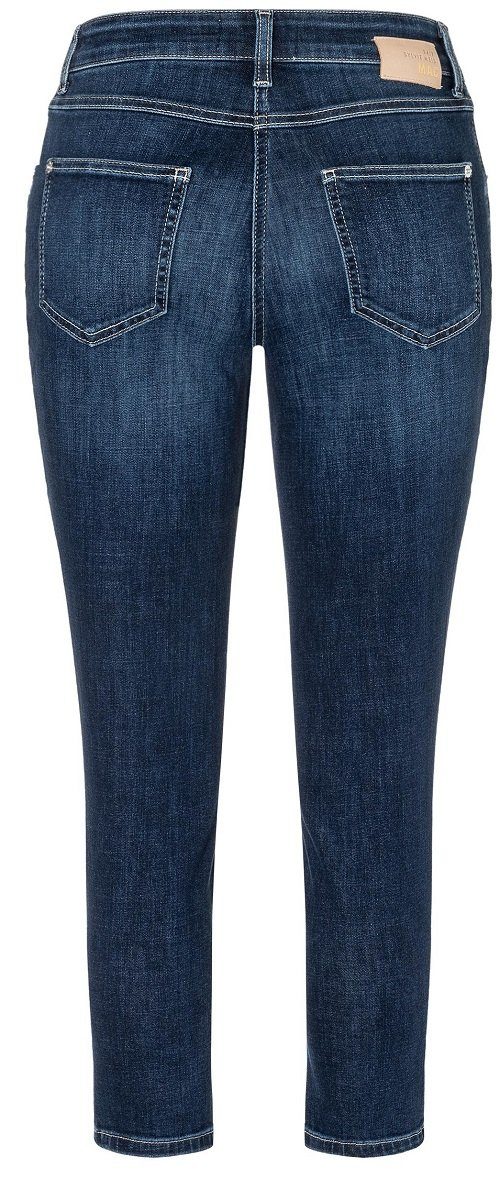 mit hoher wash Femininer 5-Pocket-Jeans MAC MAC Fit Jeans Mel Leibhöhe new basic