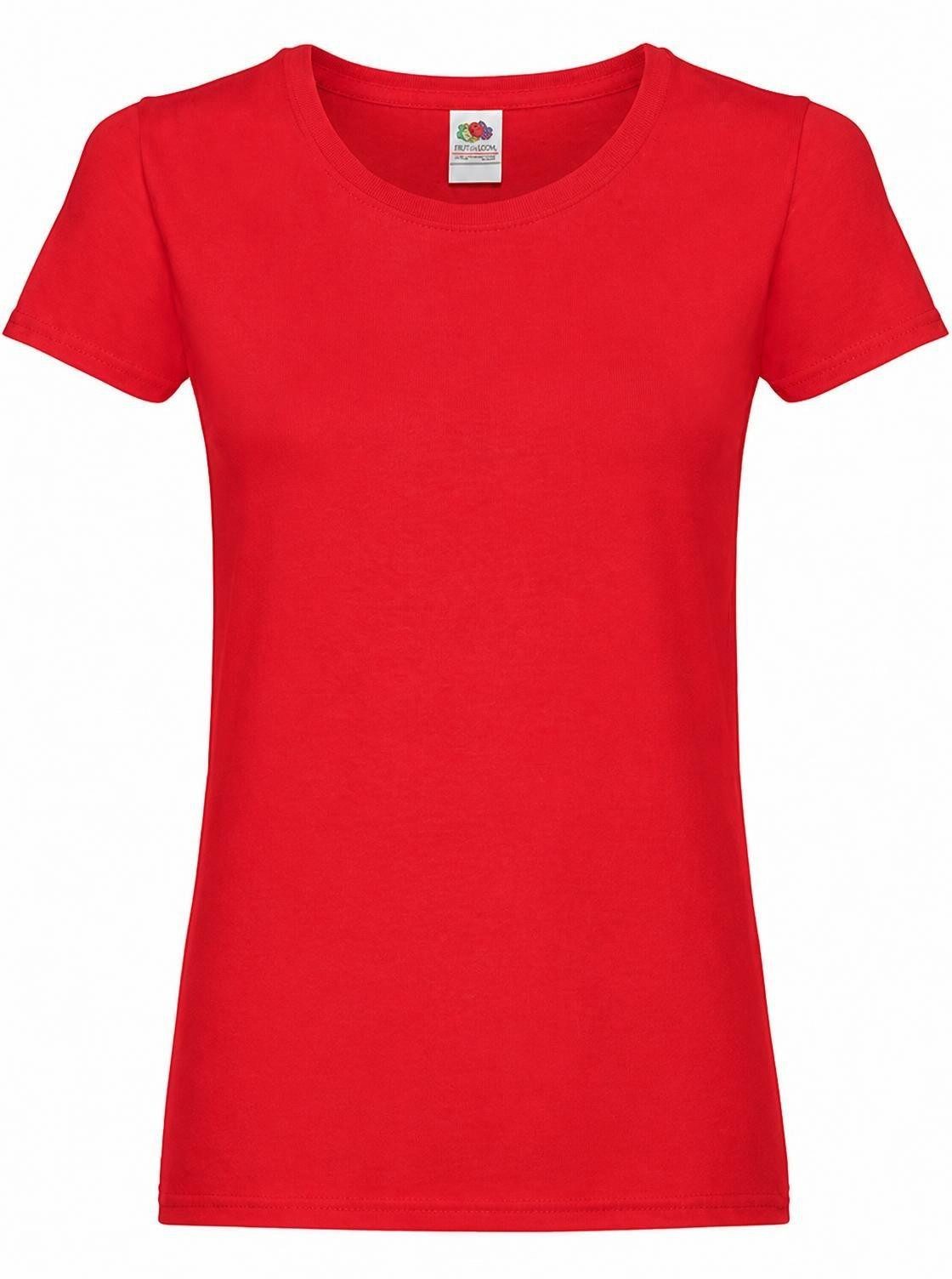 Fruit of the Loom Rundhalsshirt Damen Original T Lady-Fit /