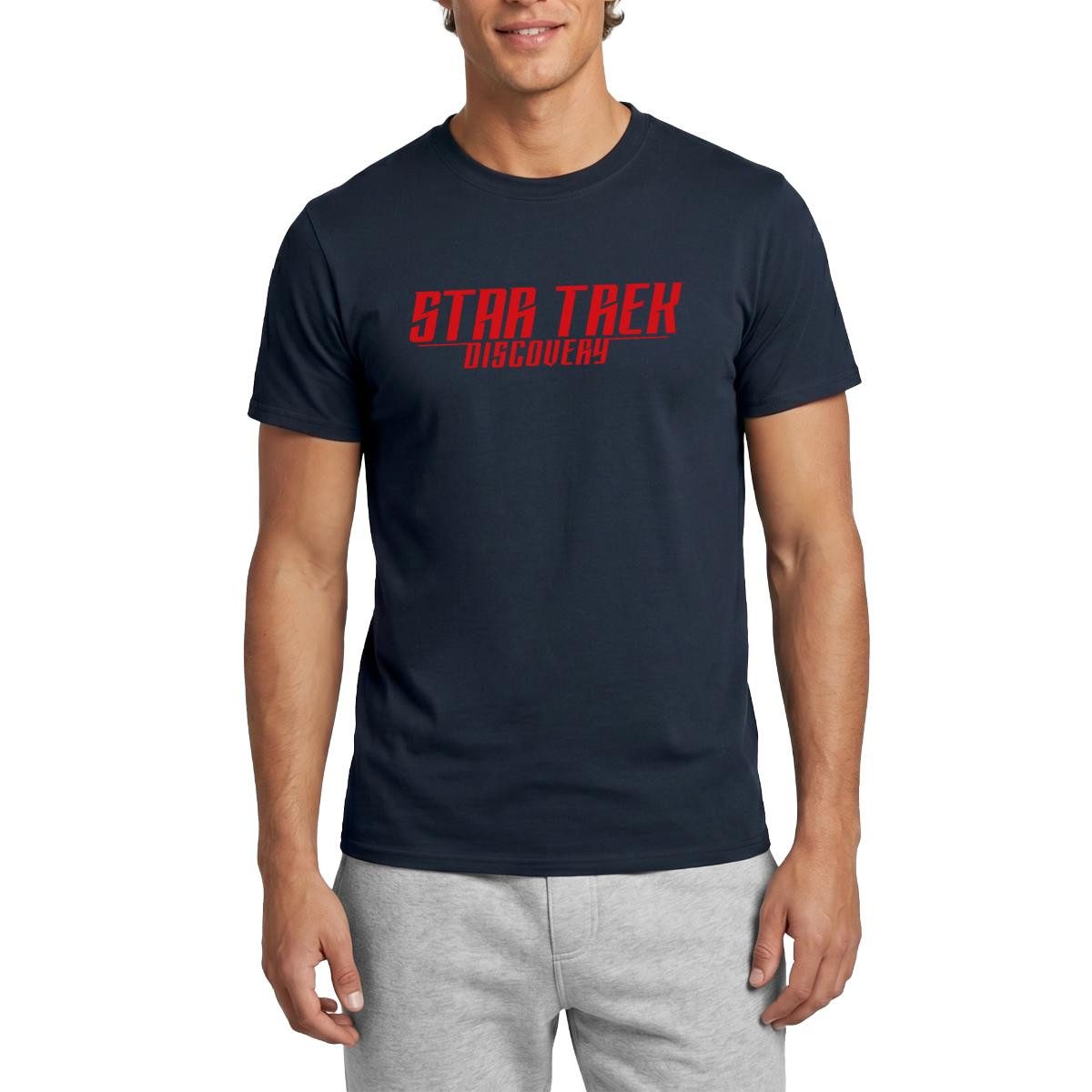 T-Shirt Star Trek Discovery Logo Männer T-Shirt