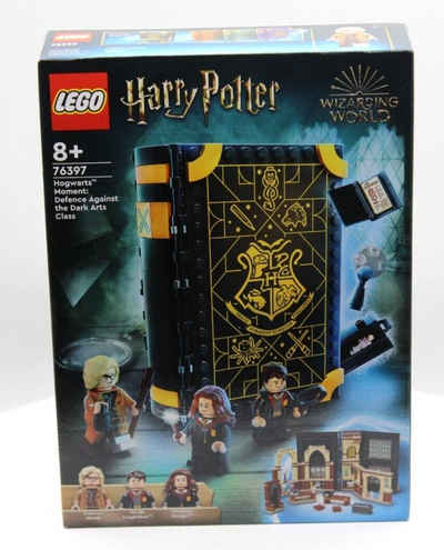 LEGO® Konstruktionsspielsteine LEGO Verteidigungsunterricht Harry Potter 76397 Hogwarts Moment Buch, (Set, 257 St), Verwandelbare Minifigur