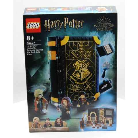 LEGO® Konstruktionsspielsteine LEGO Verteidigungsunterricht Harry Potter 76397 Hogwarts Moment Buch, (Set, 257 St), Verwandelbare Minifigur